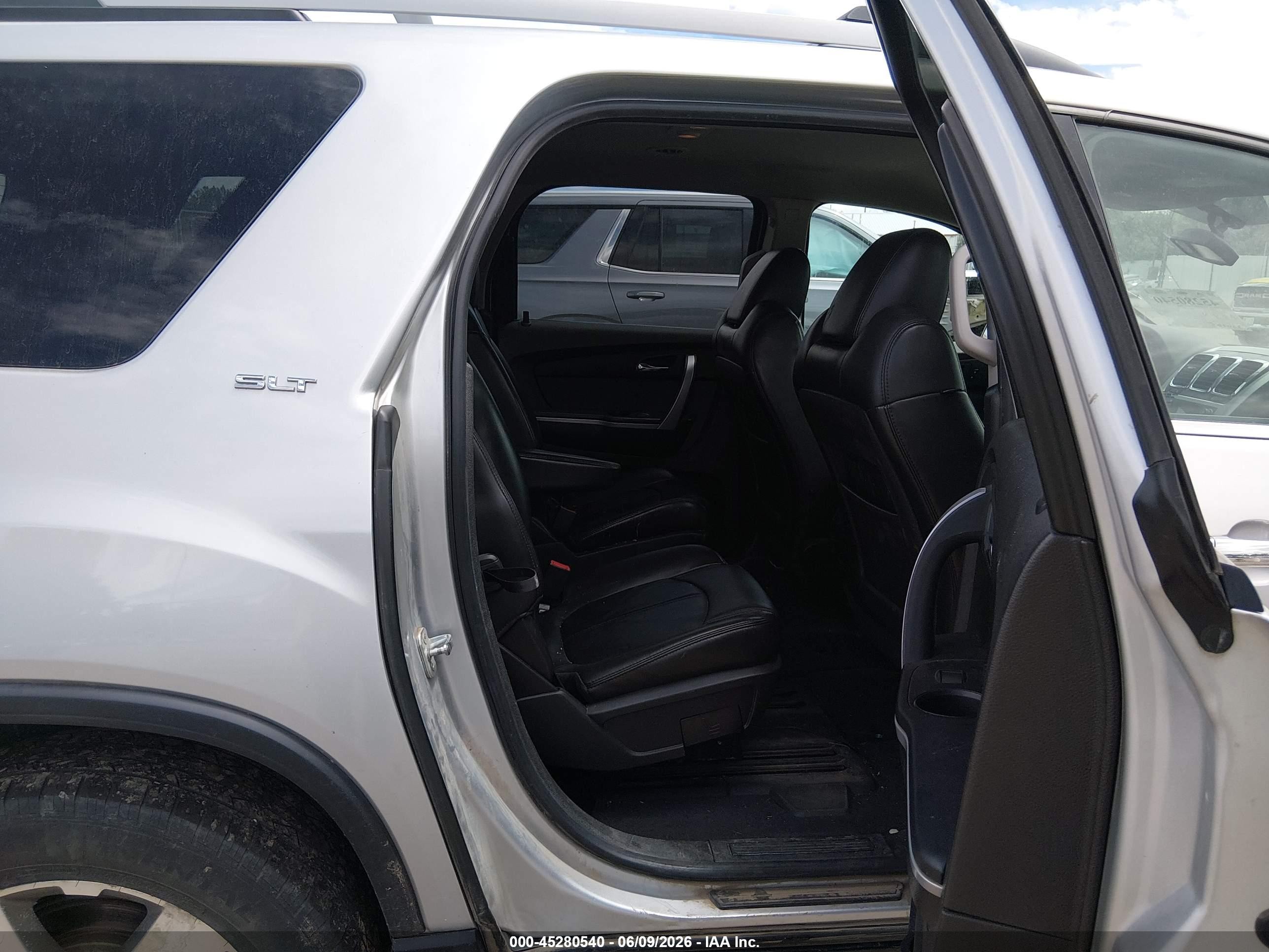 2012 Gmc Acadia Slt-1 Silver vin: 1GKKVRED2CJ421313