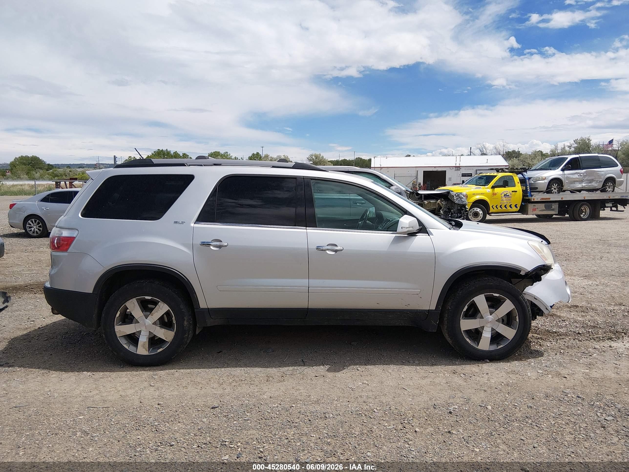 2012 Gmc Acadia Slt-1 Silver vin: 1GKKVRED2CJ421313