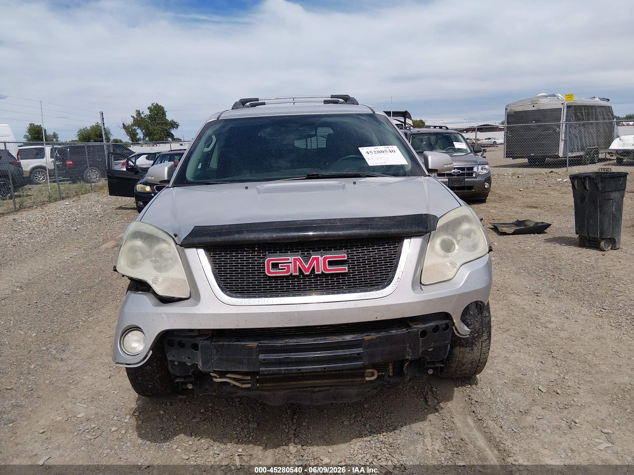 2012 Gmc Acadia Slt-1 Silver vin: 1GKKVRED2CJ421313