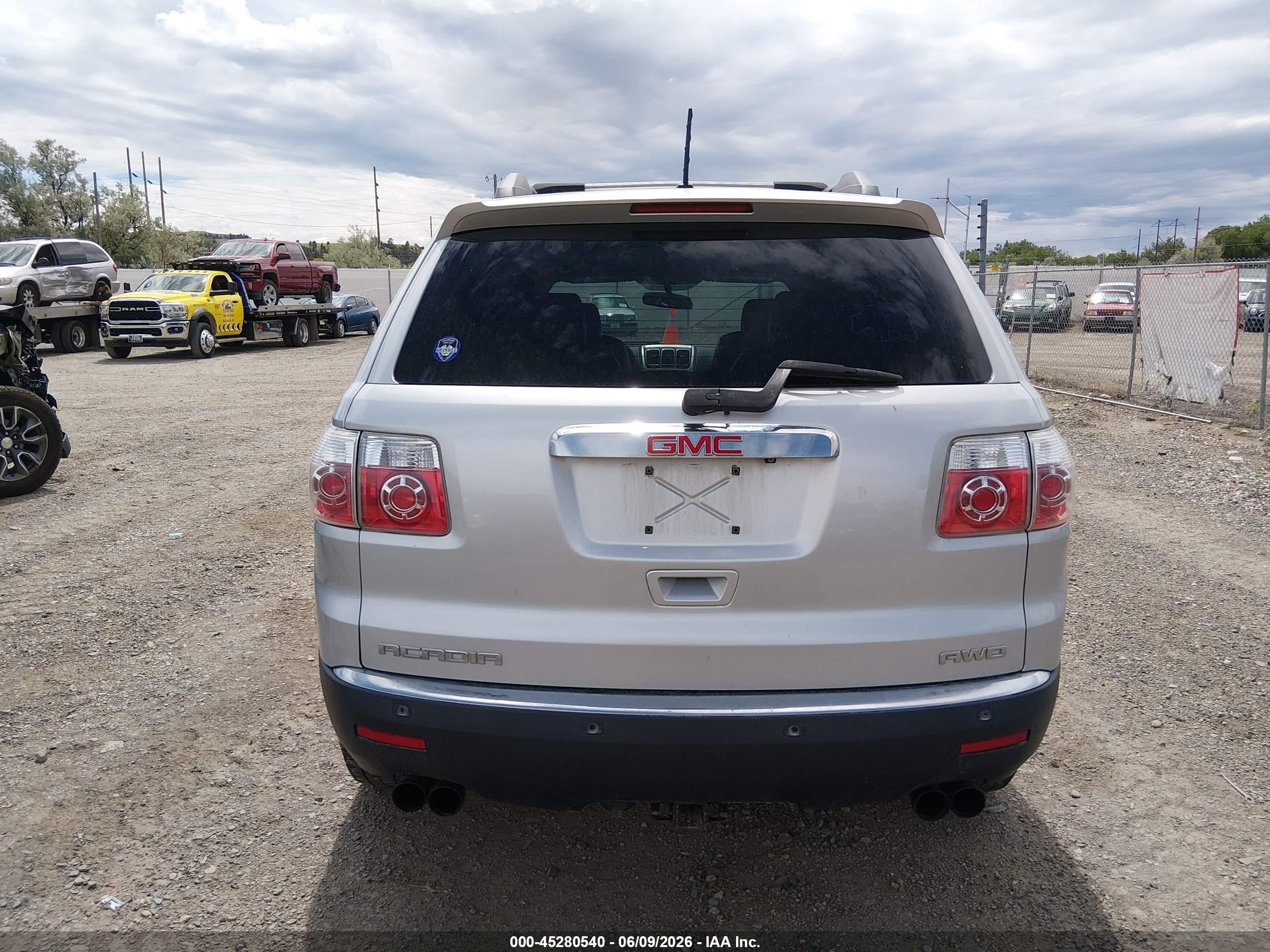 2012 Gmc Acadia Slt-1 Silver vin: 1GKKVRED2CJ421313