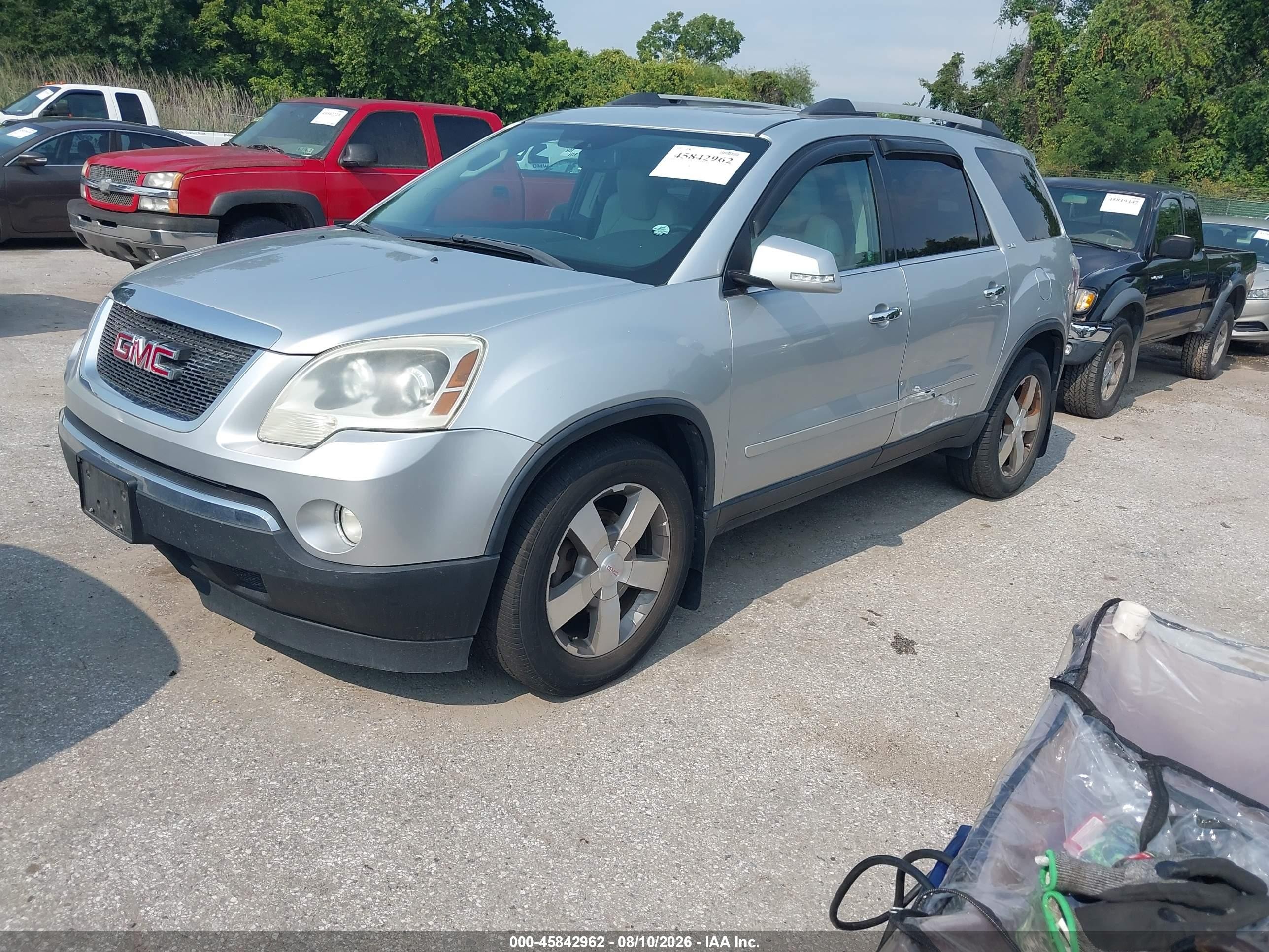 2011 Gmc Acadia Slt-1 Silver vin: 1GKKVRED3BJ179081