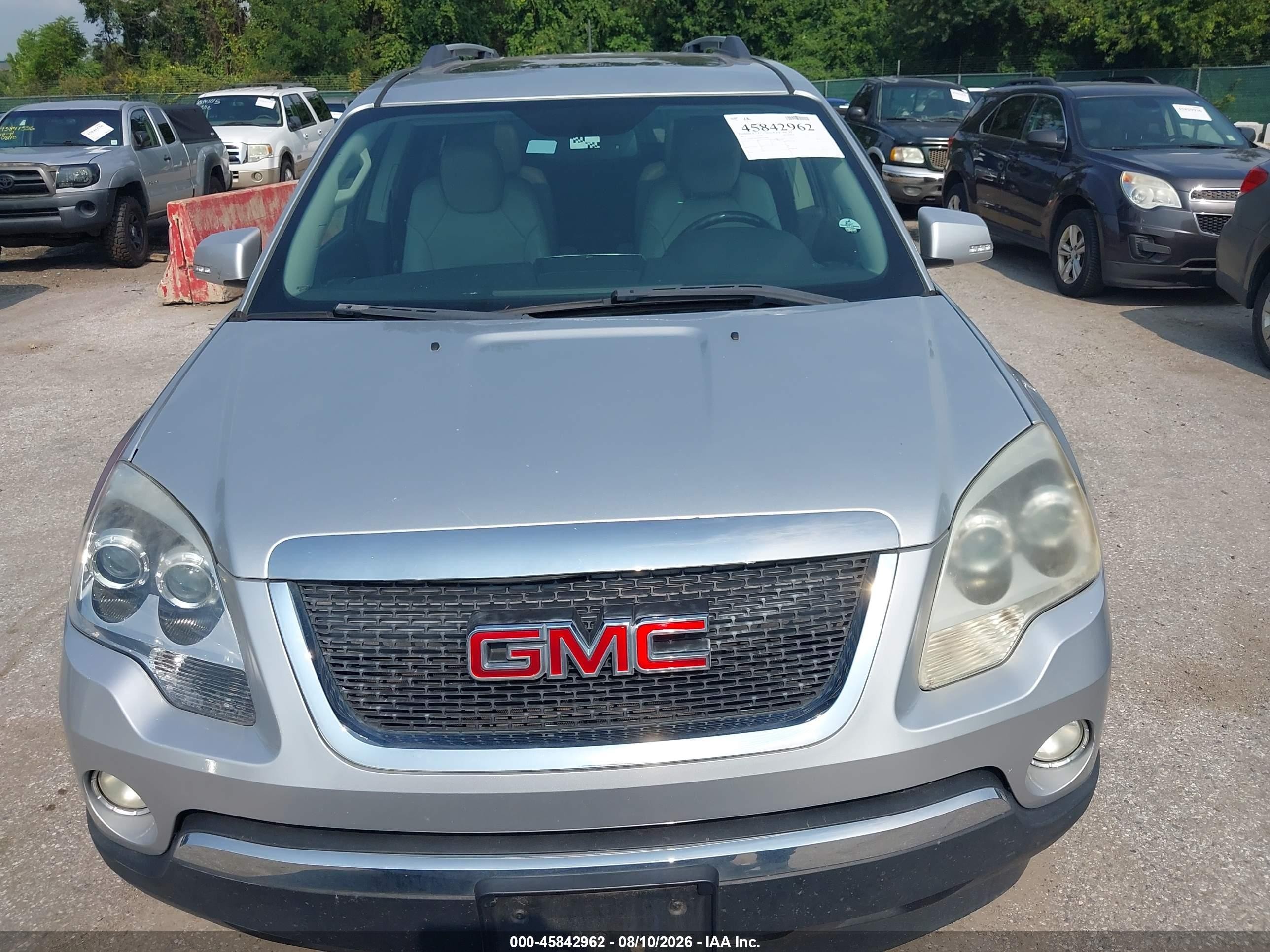 2011 Gmc Acadia Slt-1 Silver vin: 1GKKVRED3BJ179081
