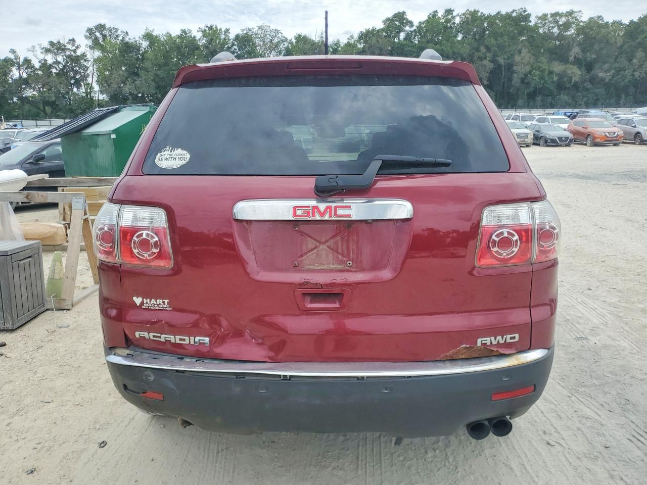 2011 Gmc Acadia Slt-1 Красный vin: 1GKKVRED3BJ185611
