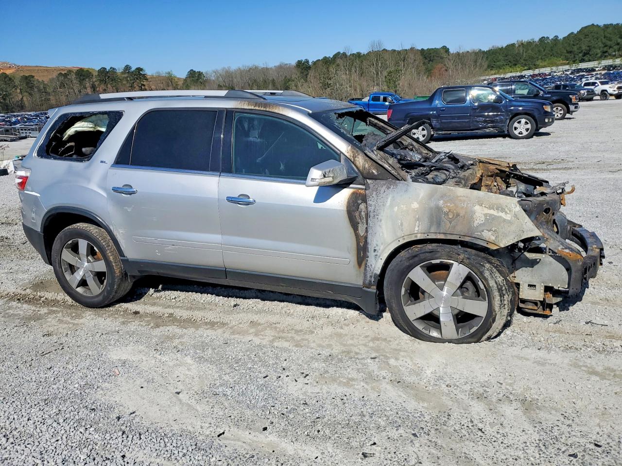 2011 Gmc Acadia Slt-1 Silver vin: 1GKKVRED3BJ364943