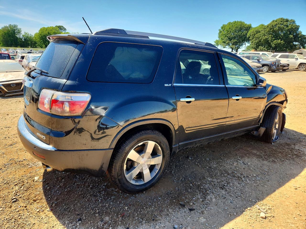 2012 Gmc Acadia Slt-1 Black vin: 1GKKVRED3CJ334987