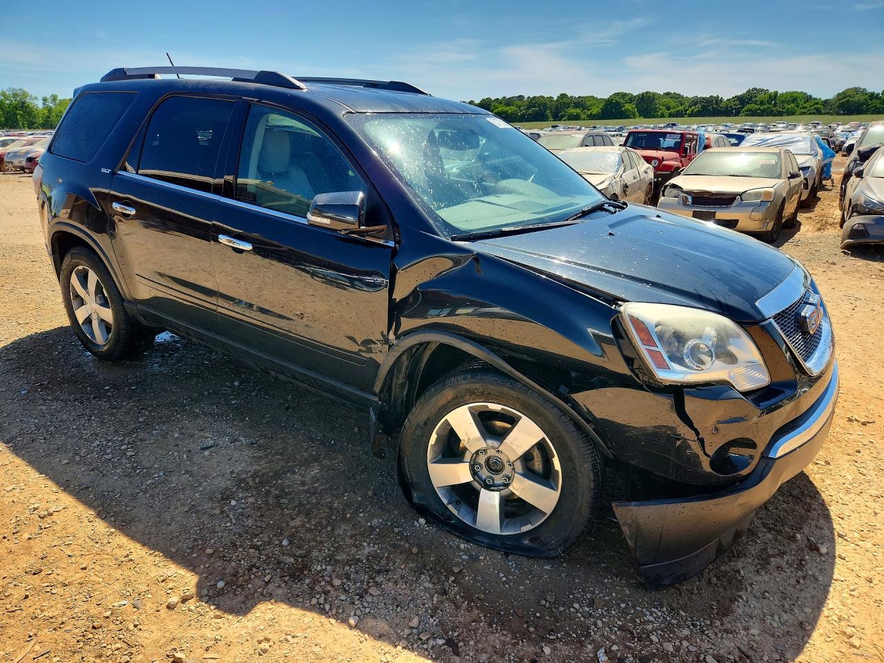 2012 Gmc Acadia Slt-1 Black vin: 1GKKVRED3CJ334987
