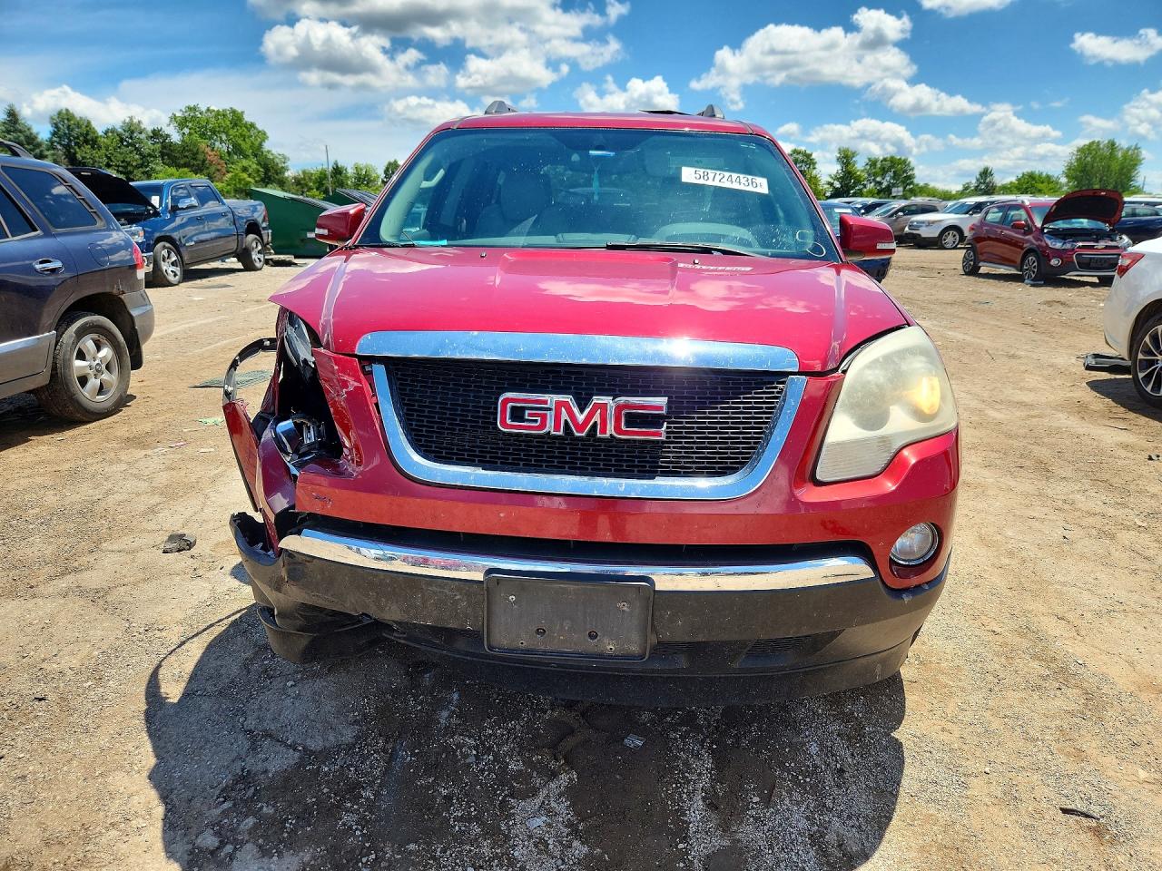 2012 Gmc Acadia Slt-1 Красный vin: 1GKKVRED3CJ356875