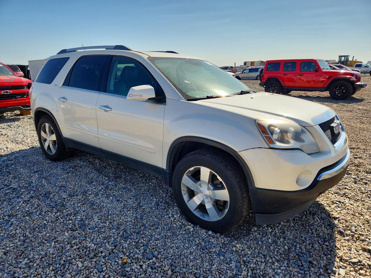 2012 Gmc Acadia Slt-1 White vin: 1GKKVRED3CJ401507