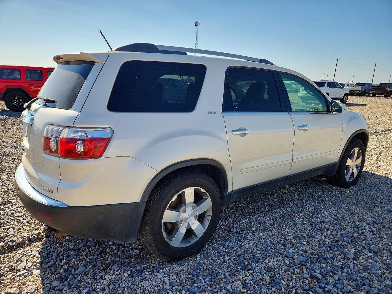 2012 Gmc Acadia Slt-1 White vin: 1GKKVRED3CJ401507