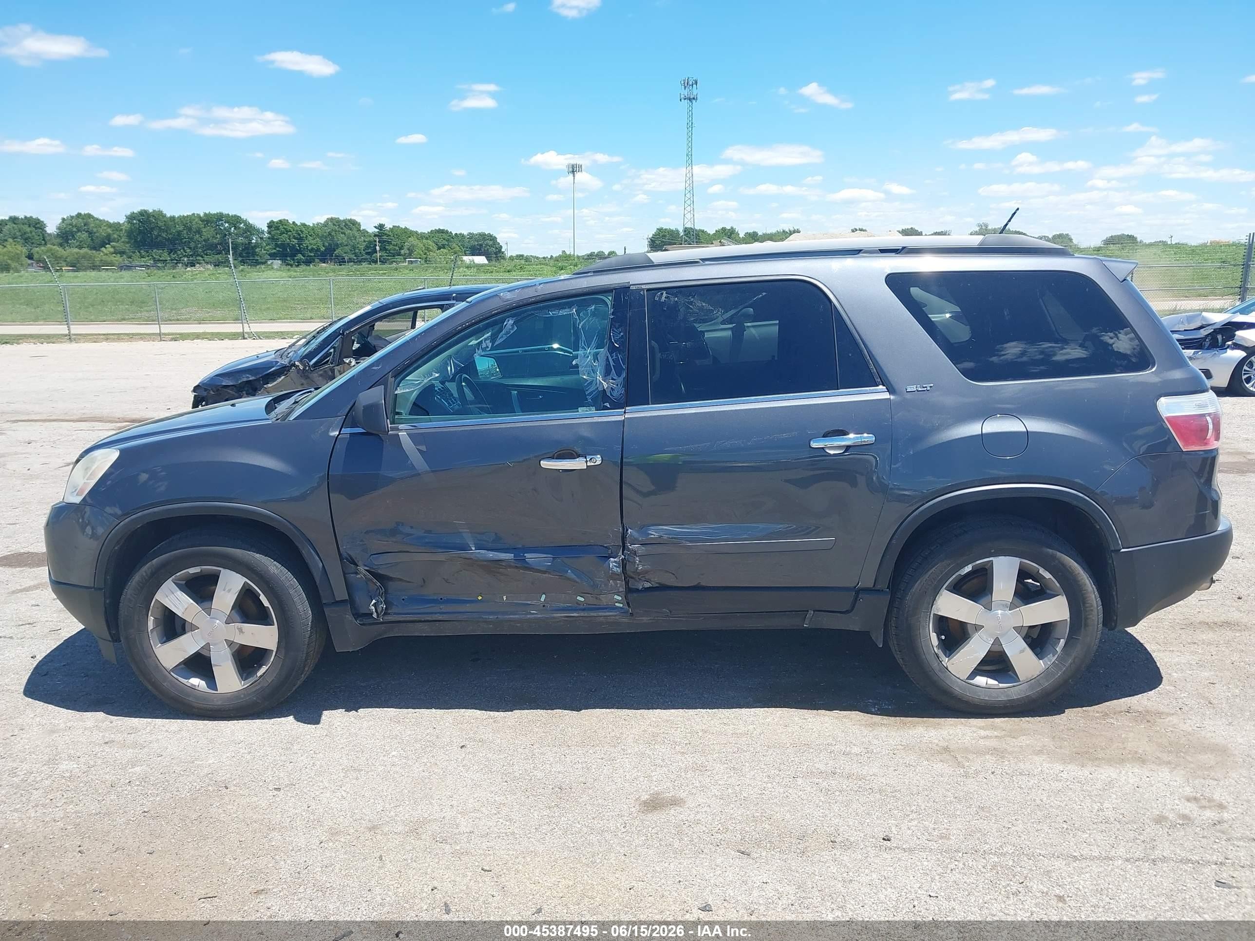 2012 Gmc Acadia Slt-1 Gray vin: 1GKKVRED3CJ412832