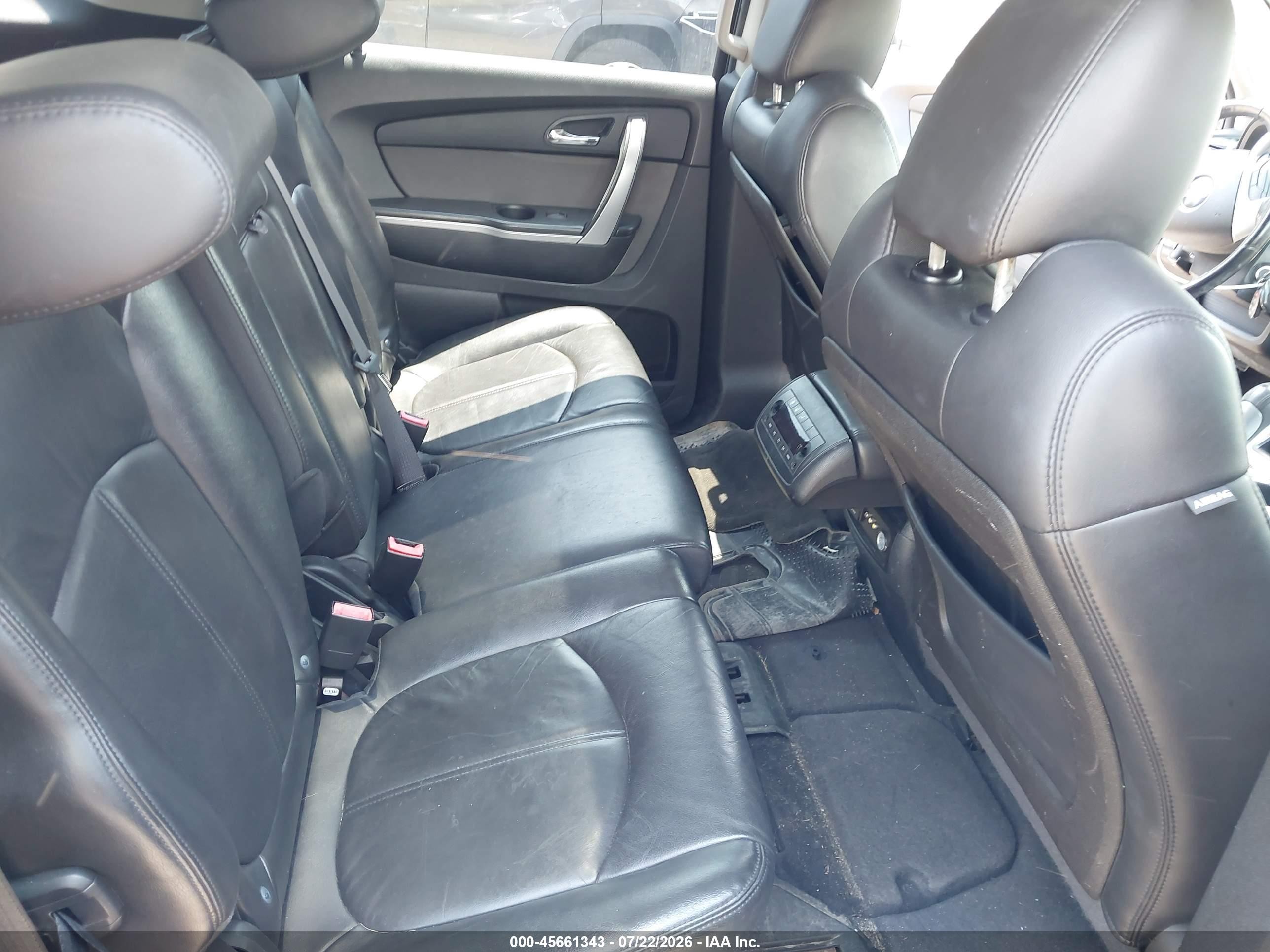2011 Gmc Acadia Slt-1 Black vin: 1GKKVRED4BJ103398