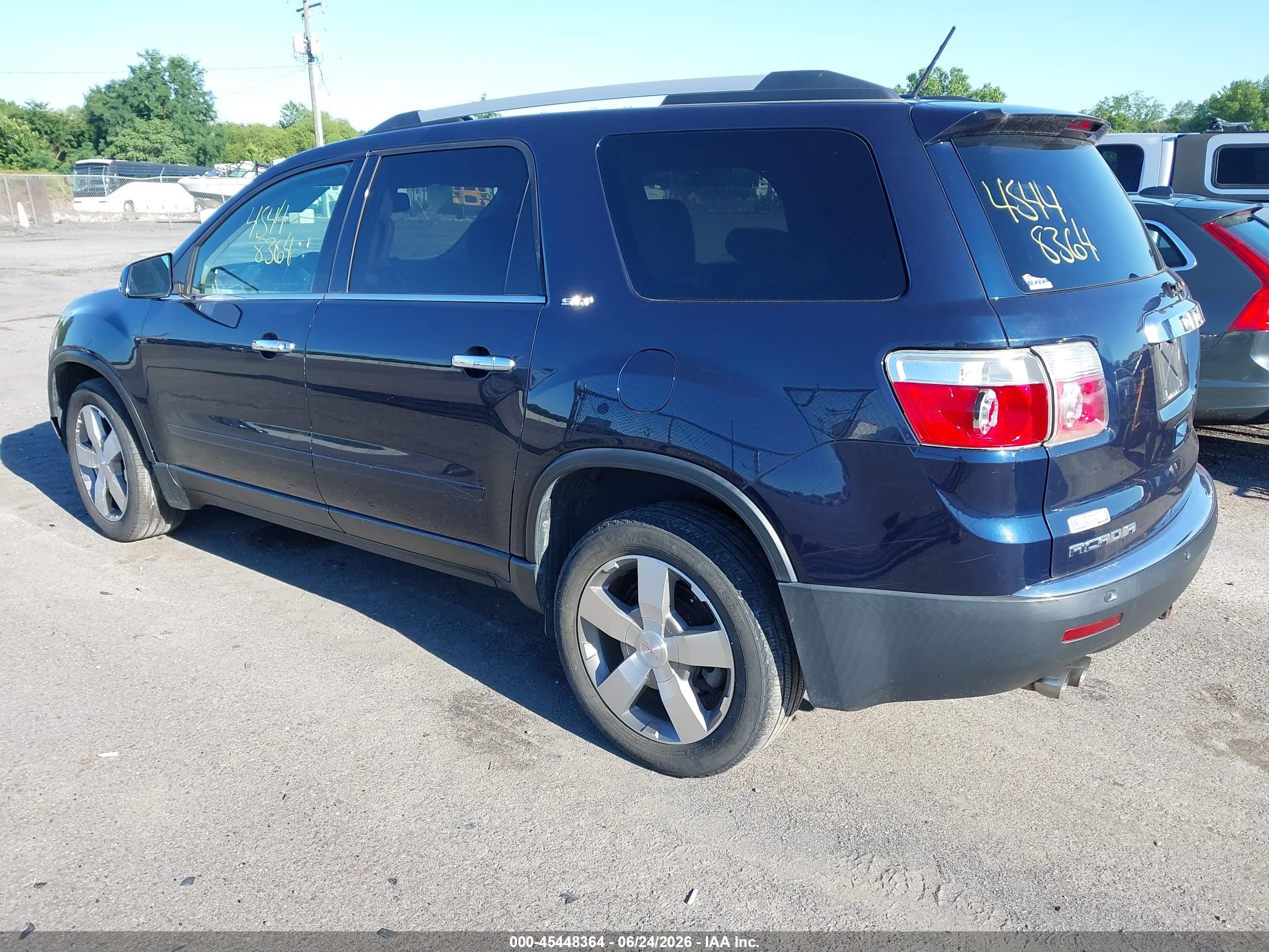 2011 Gmc Acadia Slt-1 Blue vin: 1GKKVRED4BJ171040