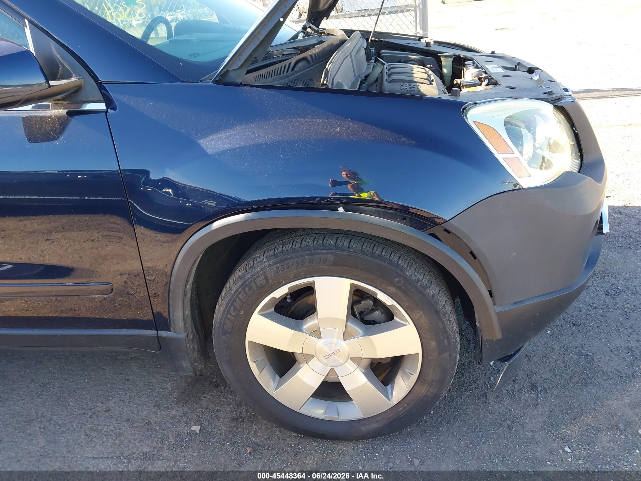 2011 Gmc Acadia Slt-1 Blue vin: 1GKKVRED4BJ171040