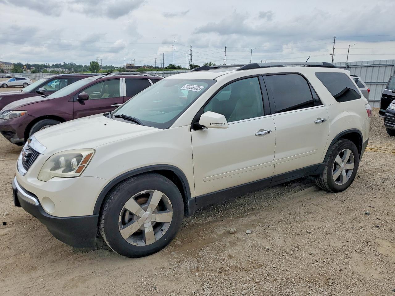 2012 Gmc Acadia Slt-1 Белый vin: 1GKKVRED4CJ113382