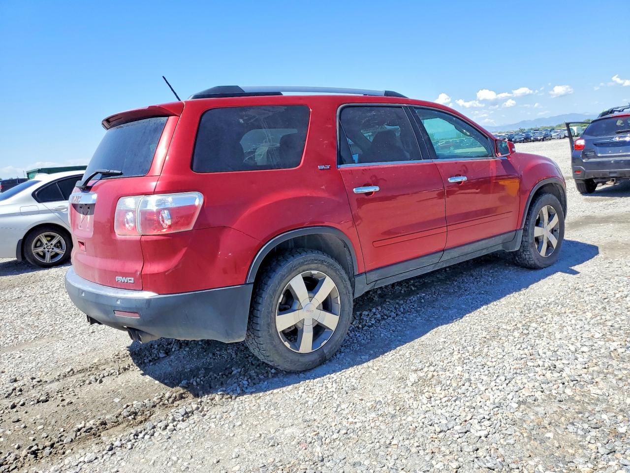 2012 Gmc Acadia Slt-1 Burgundy vin: 1GKKVRED4CJ144986