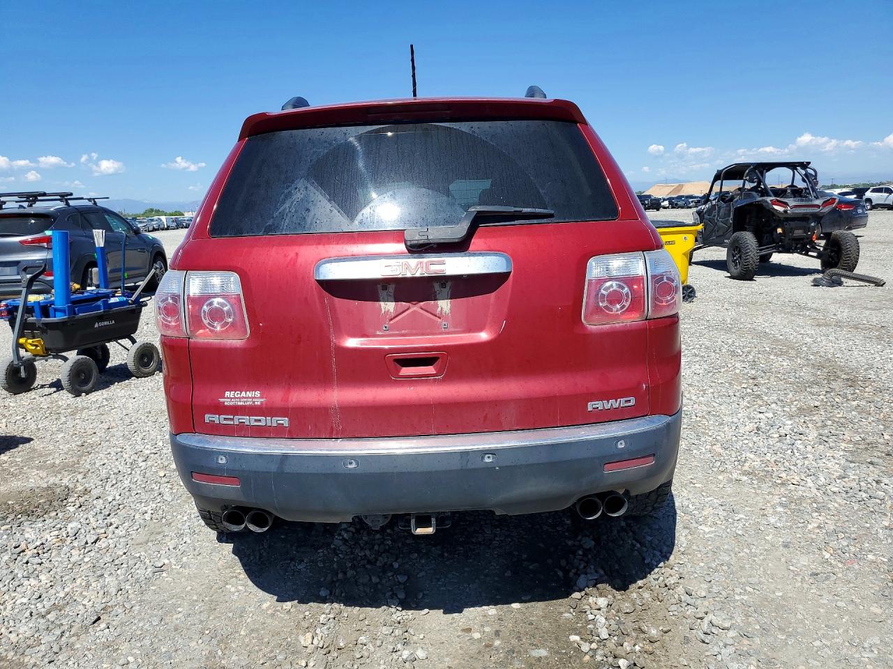 2012 Gmc Acadia Slt-1 Burgundy vin: 1GKKVRED4CJ144986