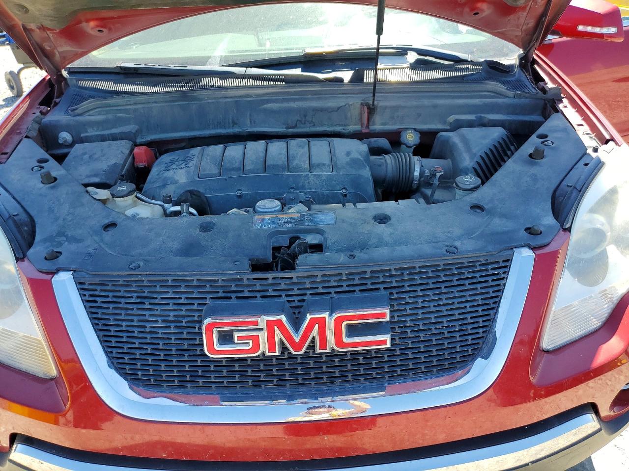 2012 Gmc Acadia Slt-1 Burgundy vin: 1GKKVRED4CJ144986