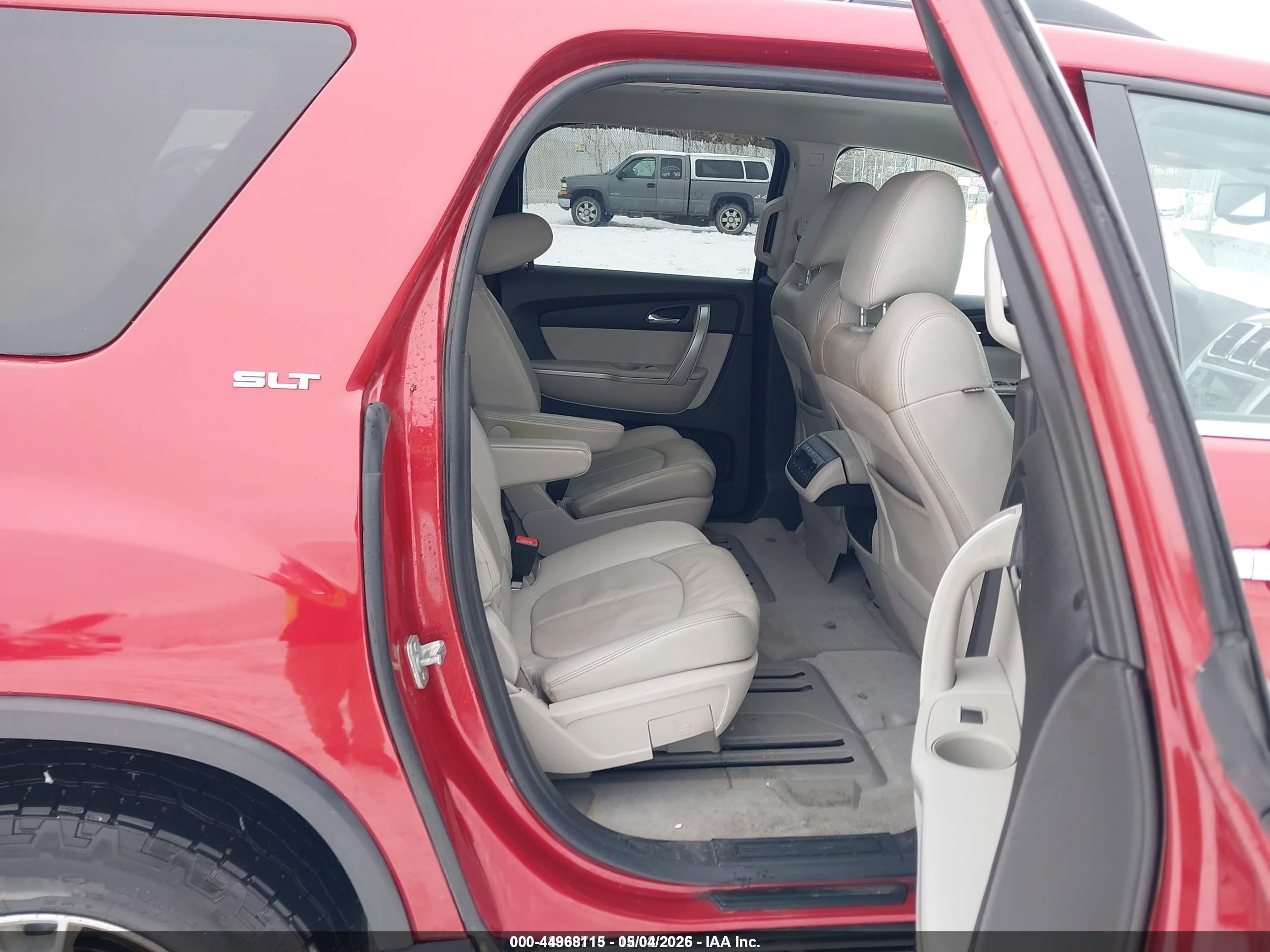 2012 Gmc Acadia Slt-1 Красный vin: 1GKKVRED4CJ365021