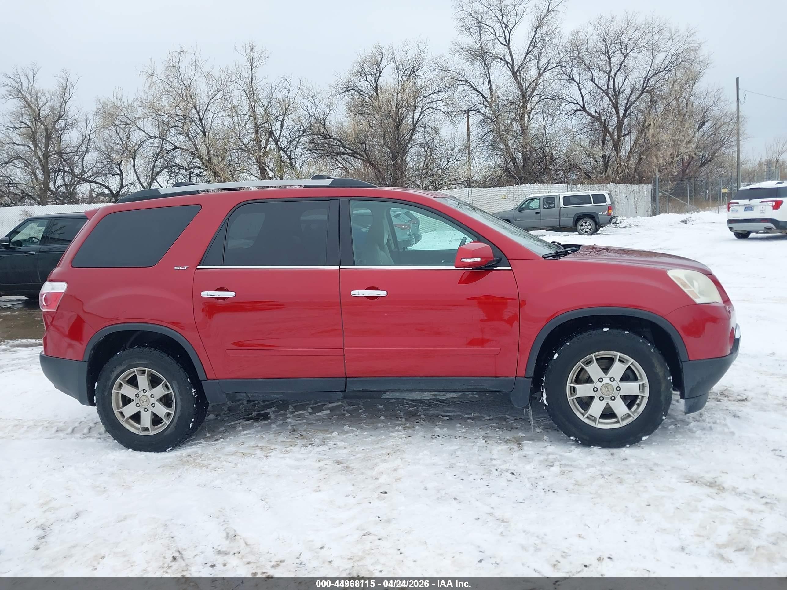 2012 Gmc Acadia Slt-1 Красный vin: 1GKKVRED4CJ365021