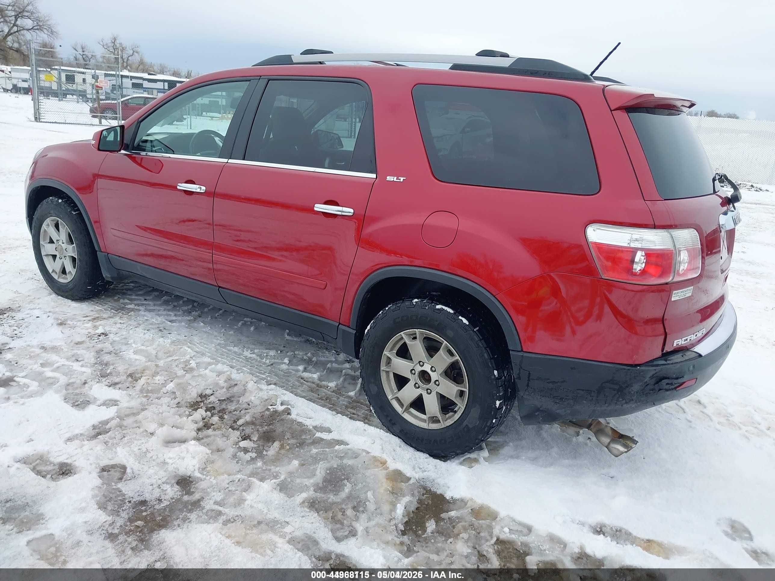 2012 Gmc Acadia Slt-1 Красный vin: 1GKKVRED4CJ365021
