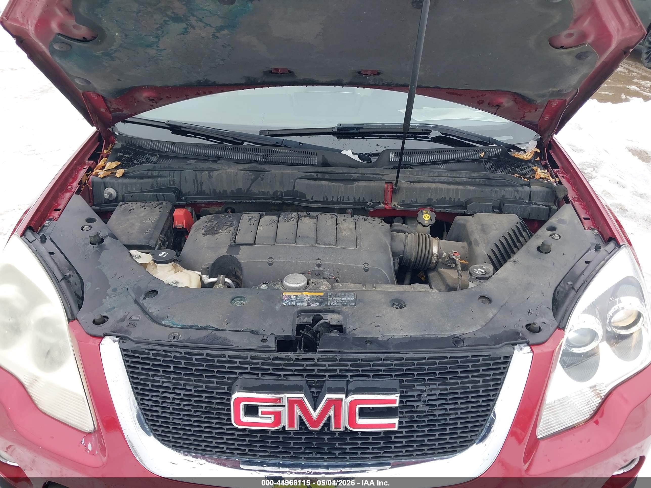2012 Gmc Acadia Slt-1 Красный vin: 1GKKVRED4CJ365021
