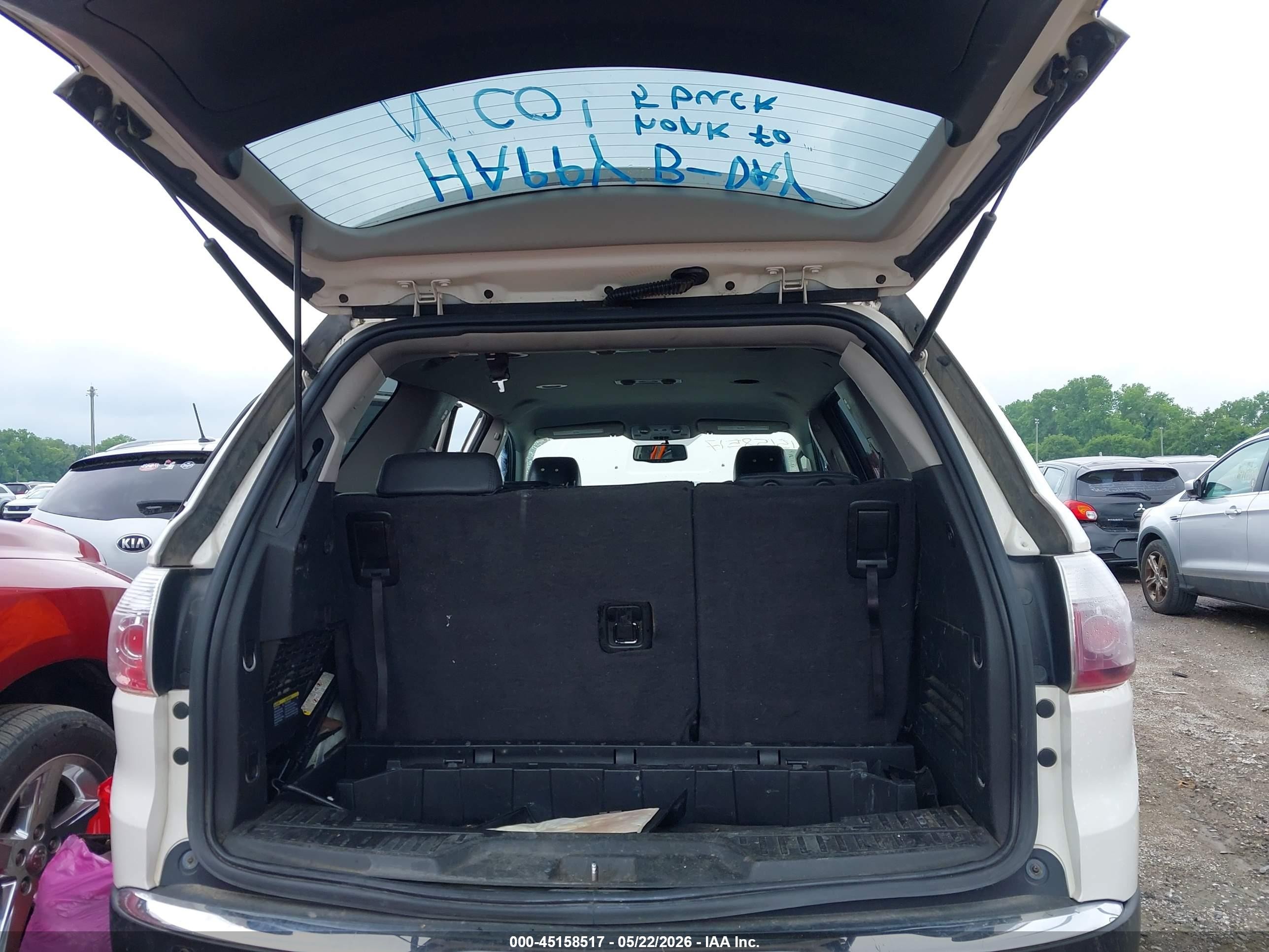 2011 Gmc Acadia Slt-1 White vin: 1GKKVRED5BJ369917