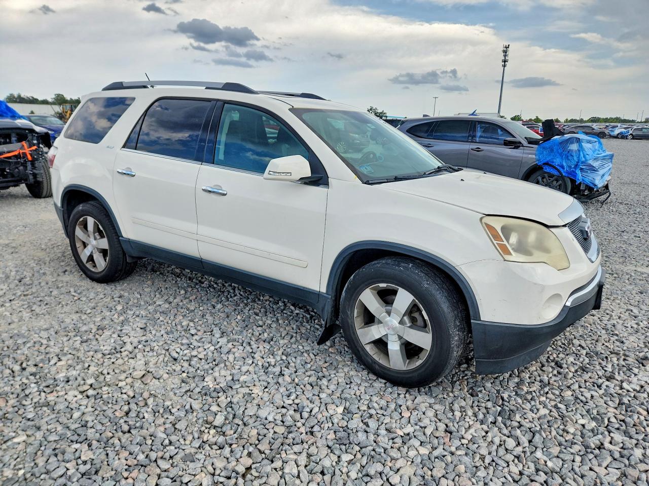 2011 Gmc Acadia Slt-1 White vin: 1GKKVRED5BJ415245
