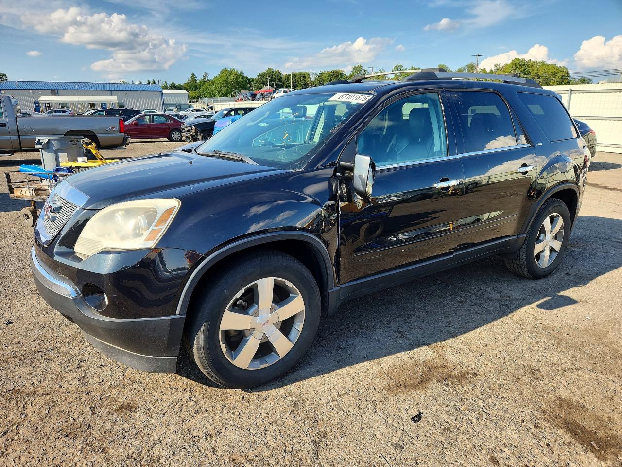 2012 Gmc Acadia Slt-1 Black vin: 1GKKVRED5CJ390767