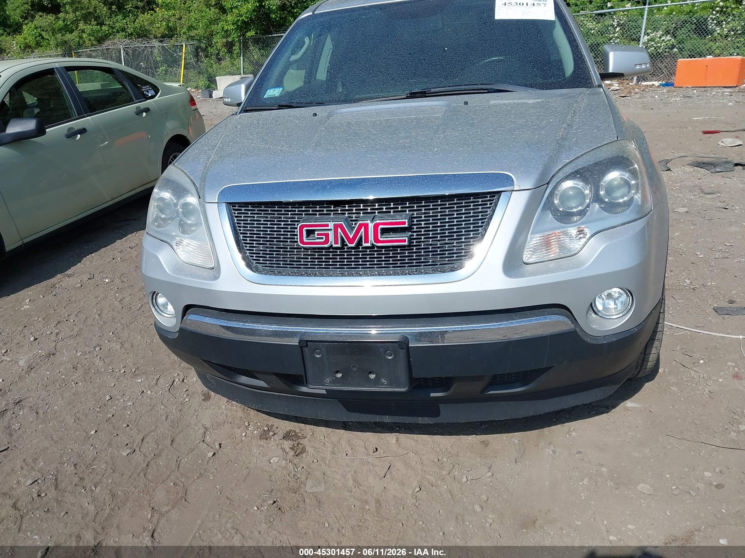 2012 Gmc Acadia Slt-1 Silver vin: 1GKKVRED5CJ407566