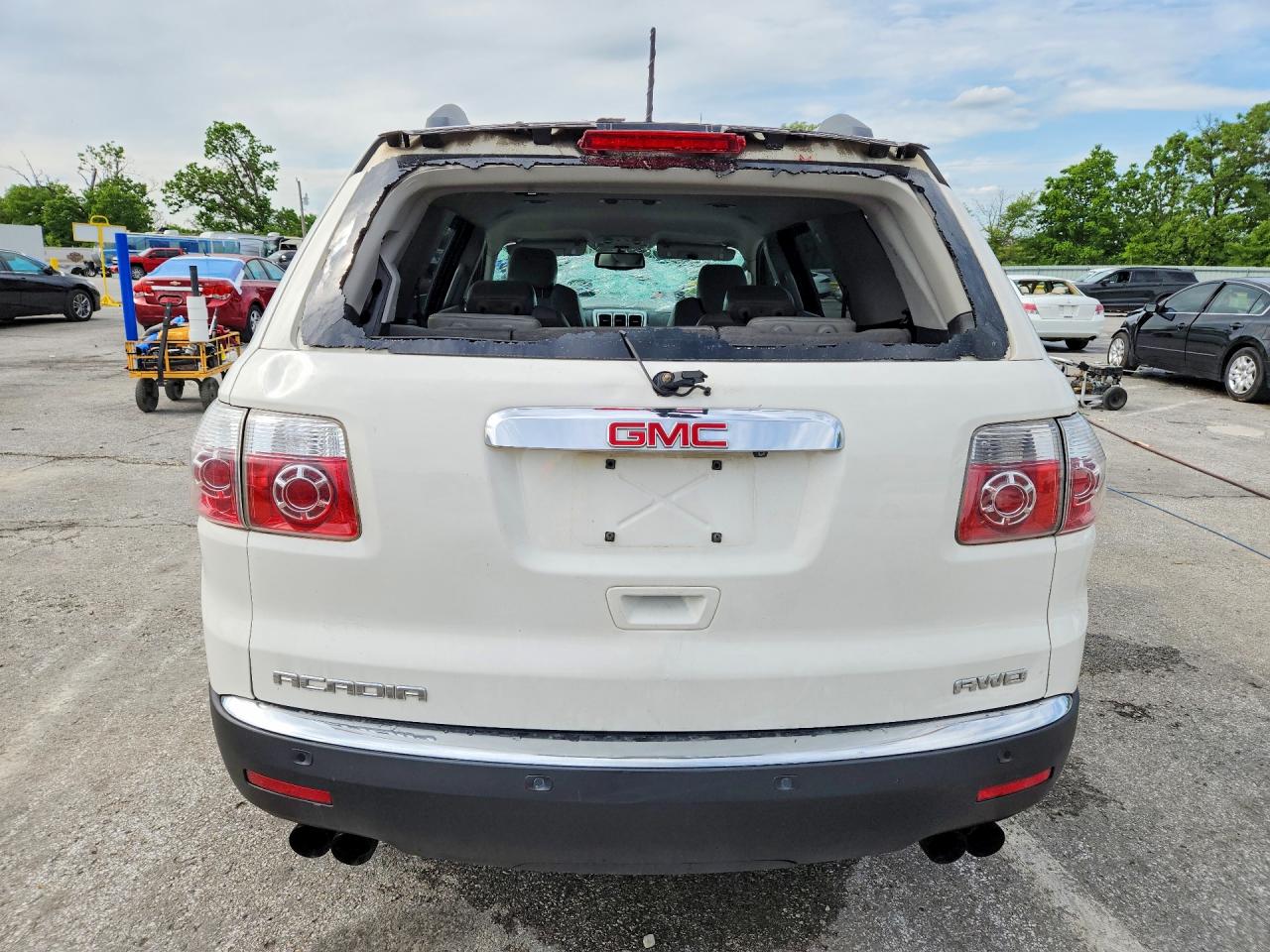 2012 Gmc Acadia Slt-1 White vin: 1GKKVRED5CJ409236