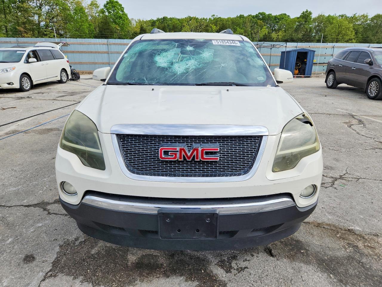 2012 Gmc Acadia Slt-1 White vin: 1GKKVRED5CJ409236