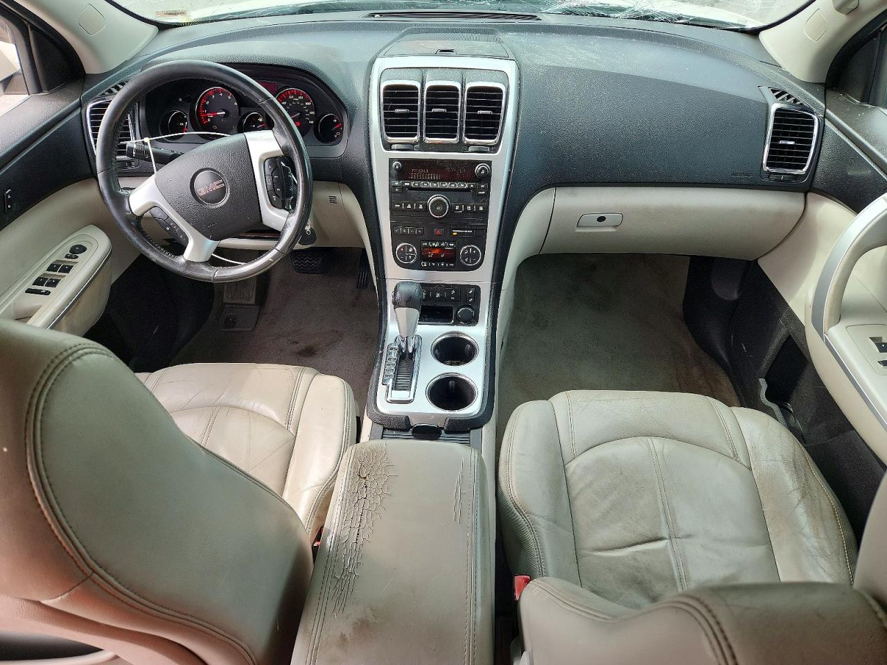 2012 Gmc Acadia Slt-1 White vin: 1GKKVRED5CJ409236