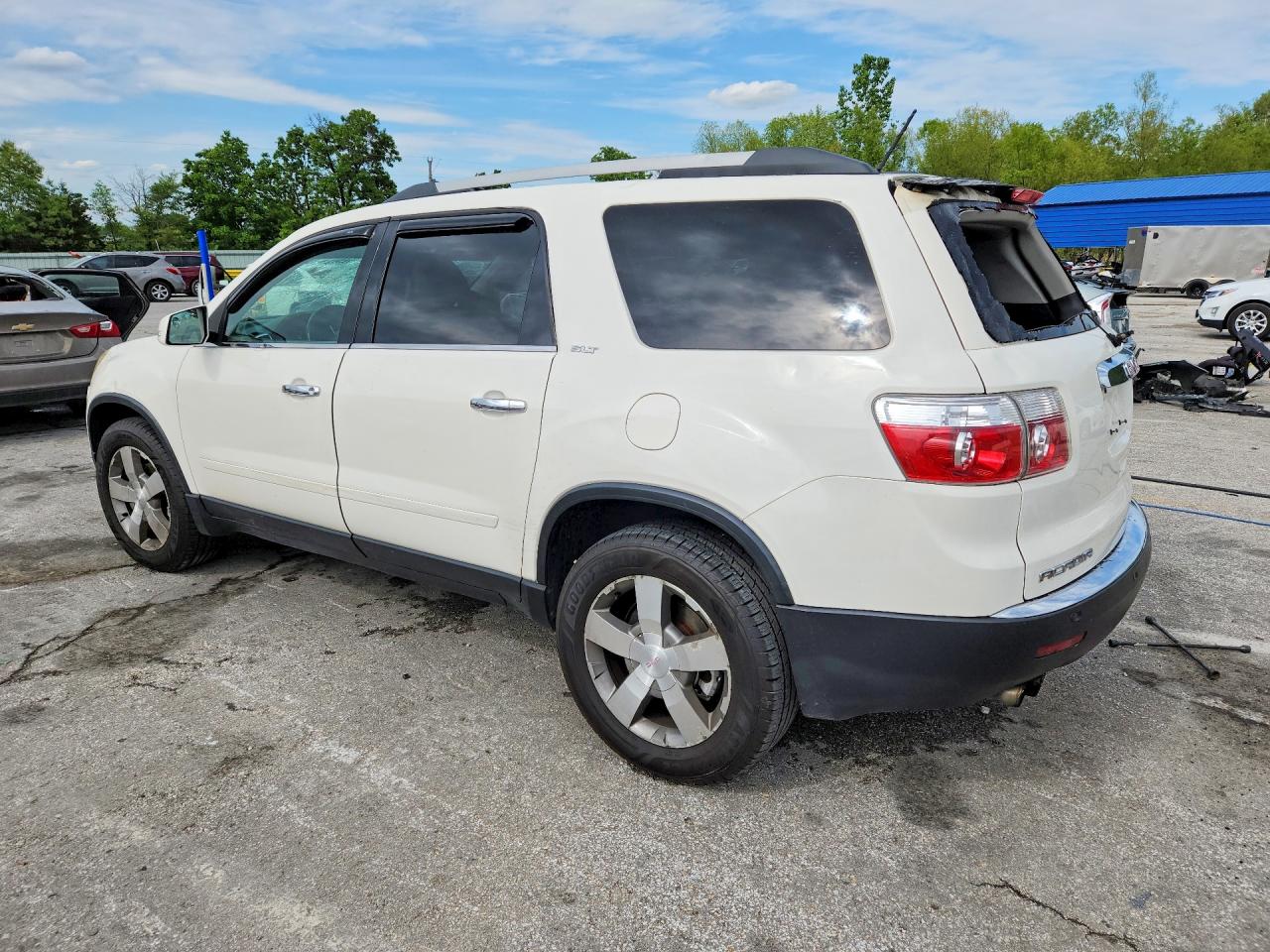 2012 Gmc Acadia Slt-1 White vin: 1GKKVRED5CJ409236