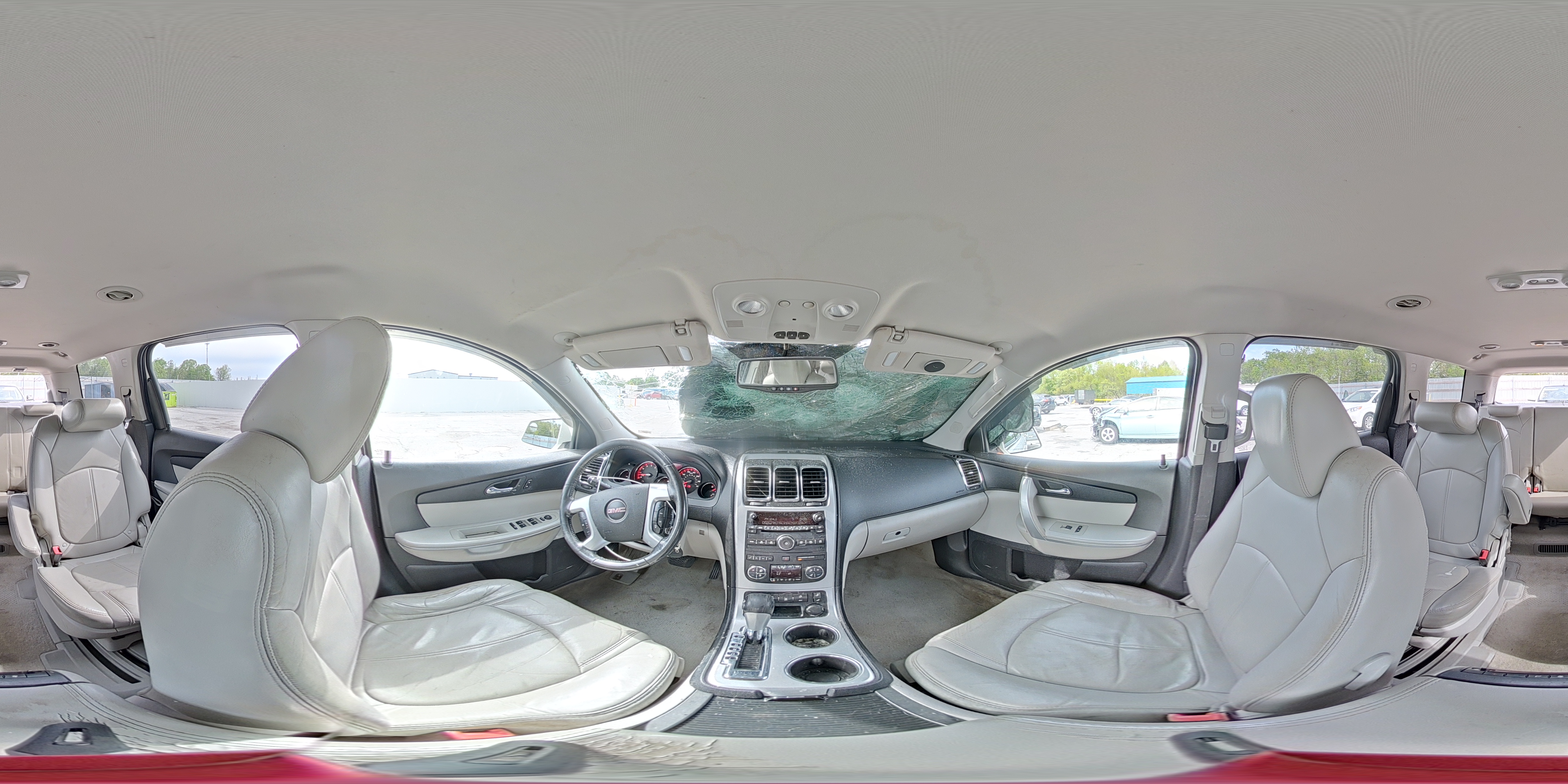 2012 Gmc Acadia Slt-1 White vin: 1GKKVRED5CJ409236