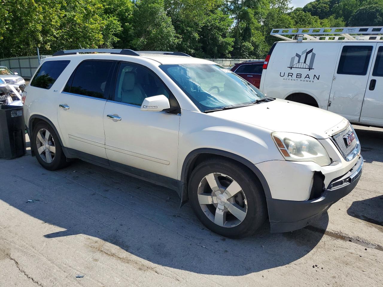 2011 Gmc Acadia Slt-1 White vin: 1GKKVRED6BJ189040