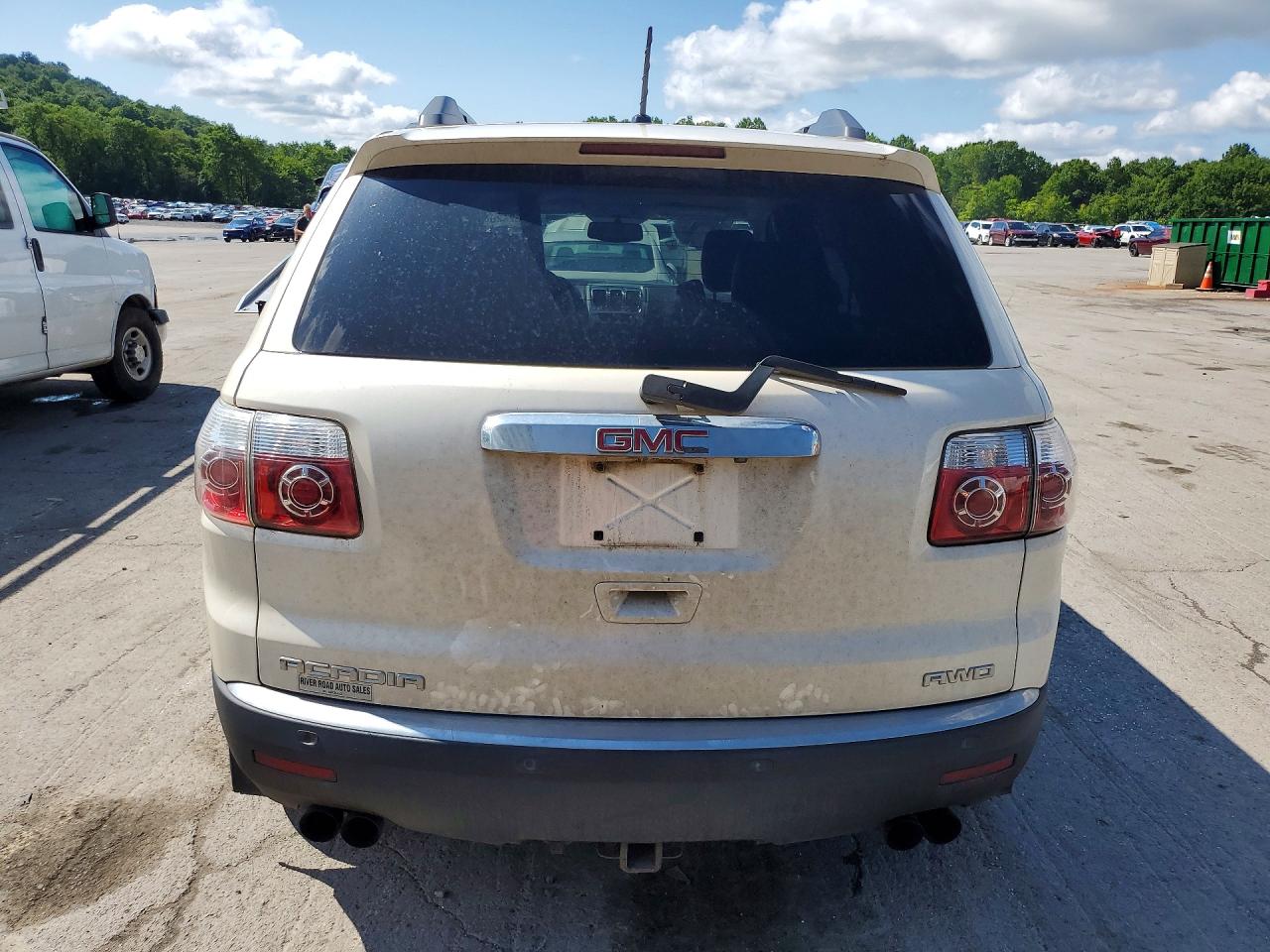 2011 Gmc Acadia Slt-1 White vin: 1GKKVRED6BJ189040