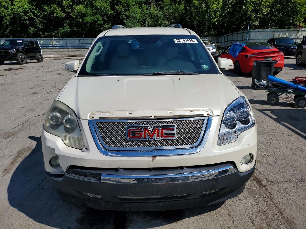 2011 Gmc Acadia Slt-1 White vin: 1GKKVRED6BJ189040