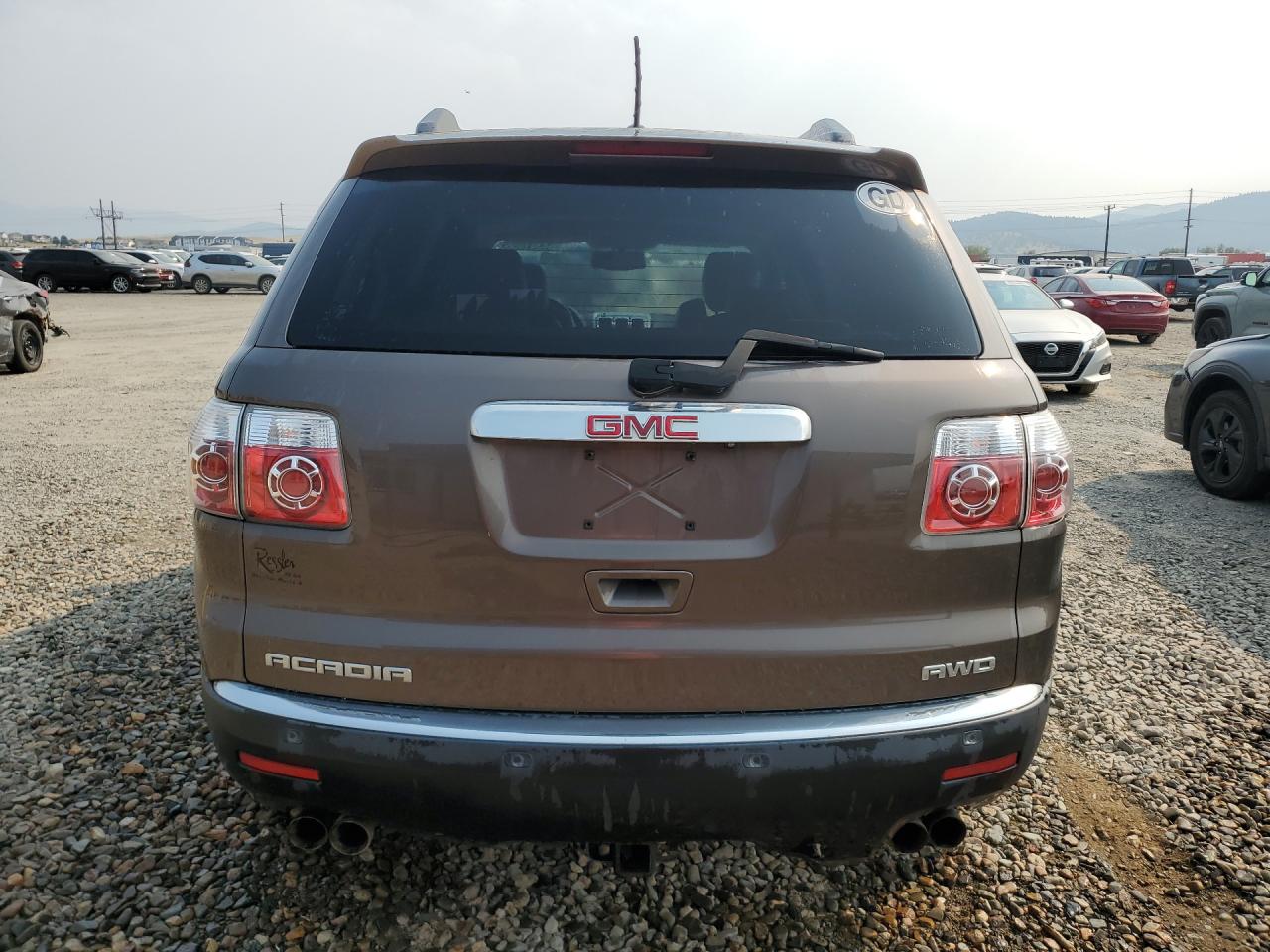 2011 Gmc Acadia Slt-1 Tan vin: 1GKKVRED7BJ133740 Damage: Lift Gate, Dent(S) W/No Paint Dmg, 1/2 To 1 Inch