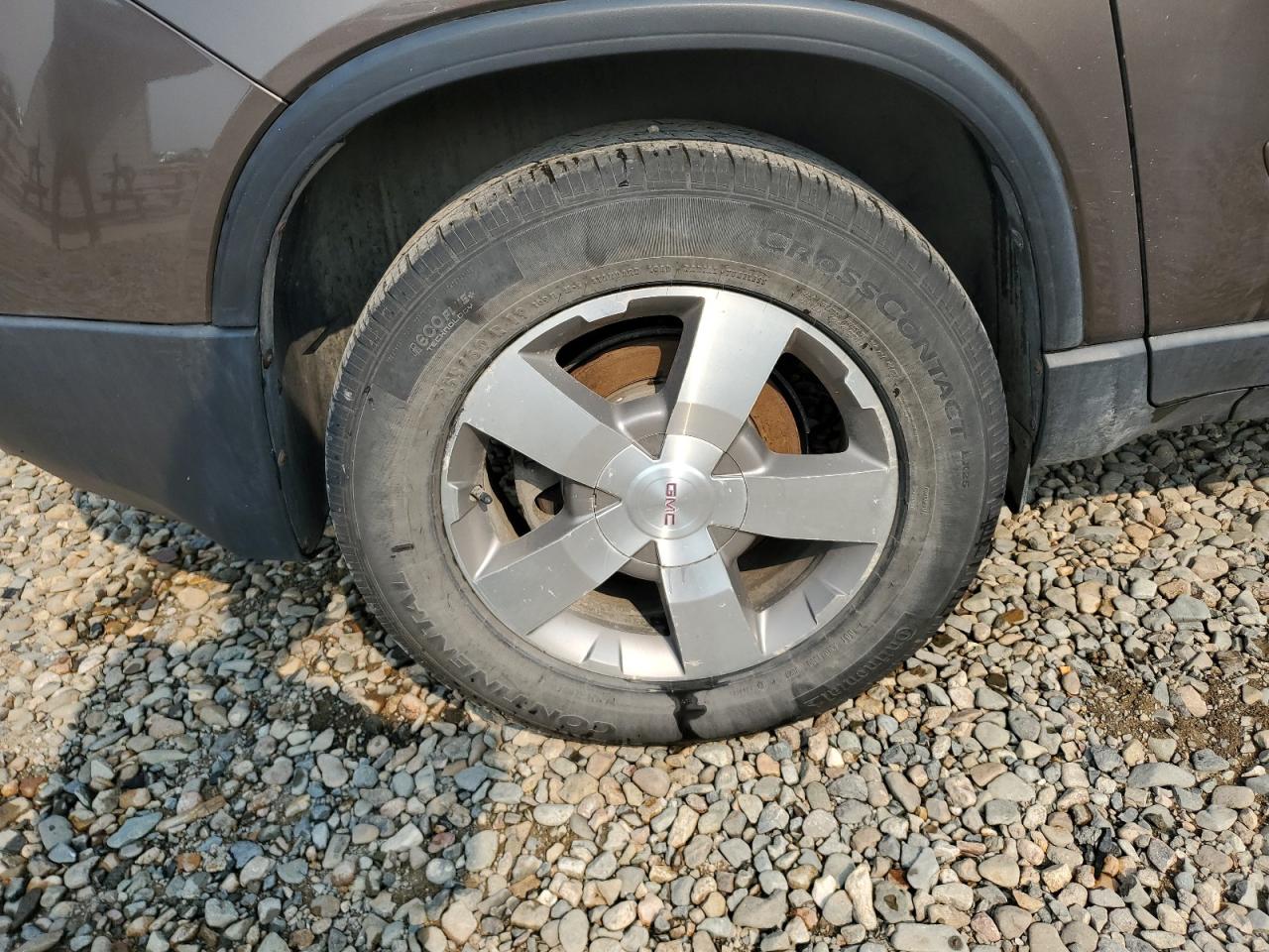 2011 Gmc Acadia Slt-1 Tan vin: 1GKKVRED7BJ133740 Damage: Right Rear Wheel, Curb Rash, 1 To 2 Inches