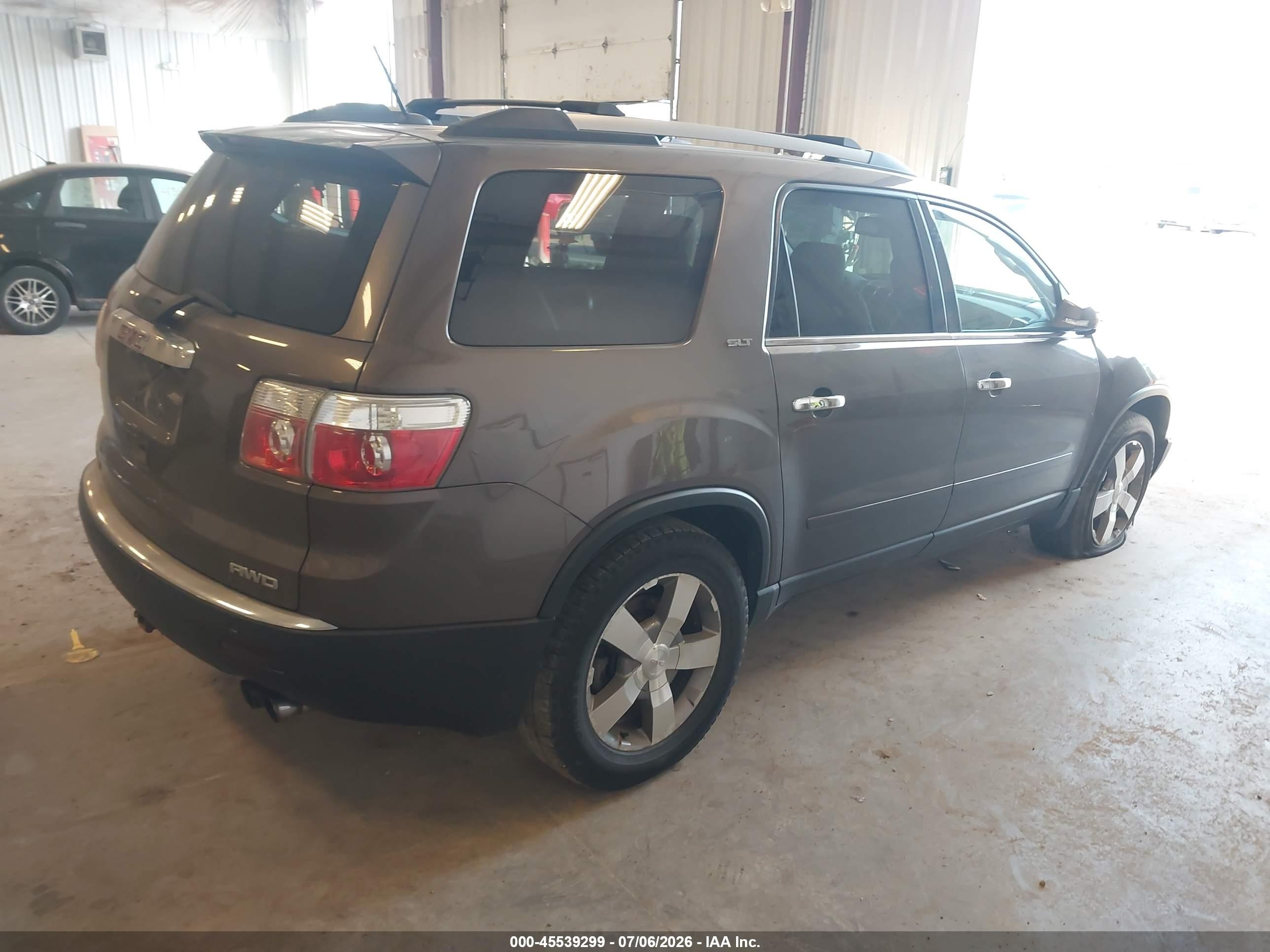 2011 Gmc Acadia Slt-1 Brown vin: 1GKKVRED7BJ199818