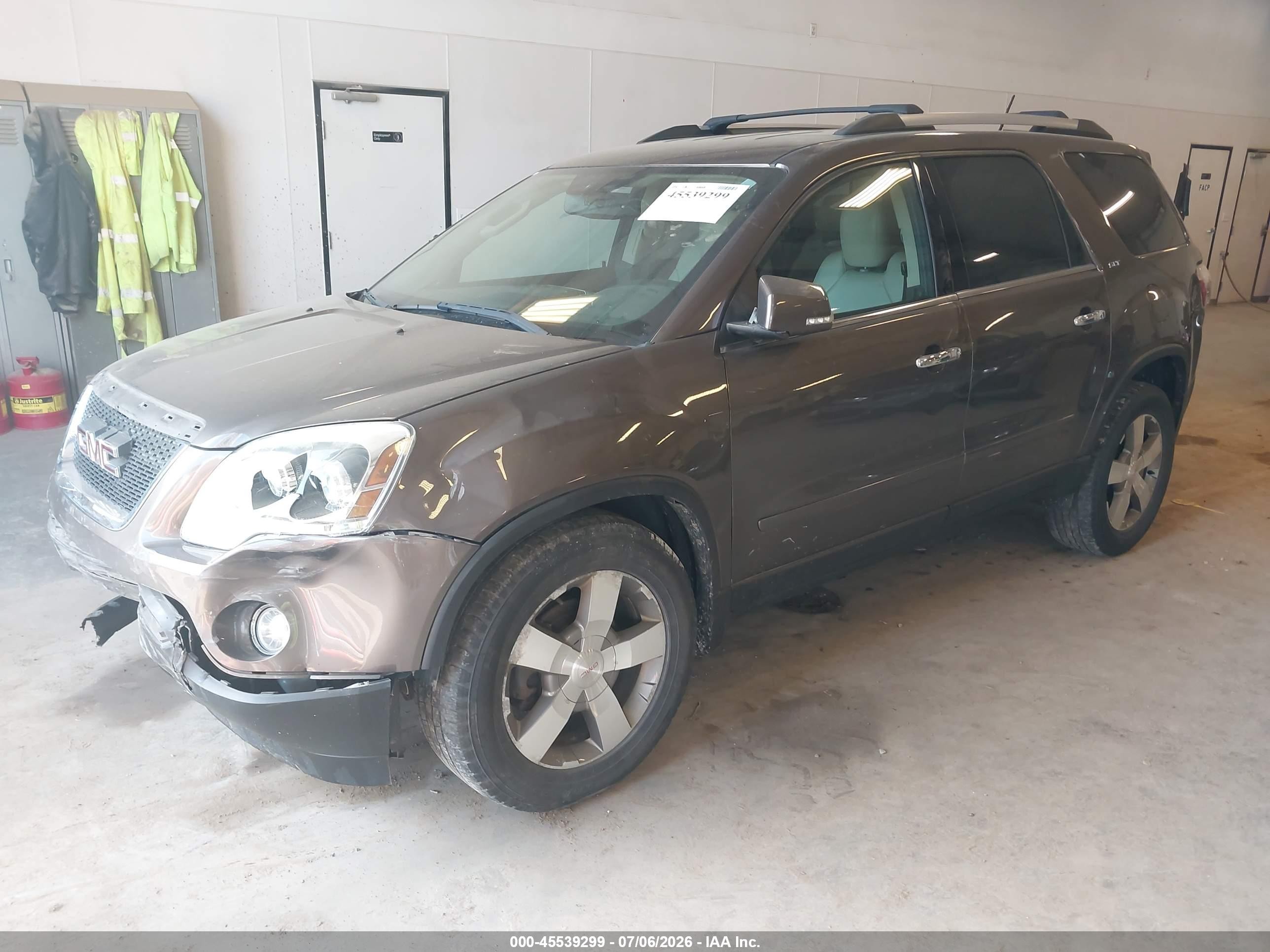 2011 Gmc Acadia Slt-1 Brown vin: 1GKKVRED7BJ199818