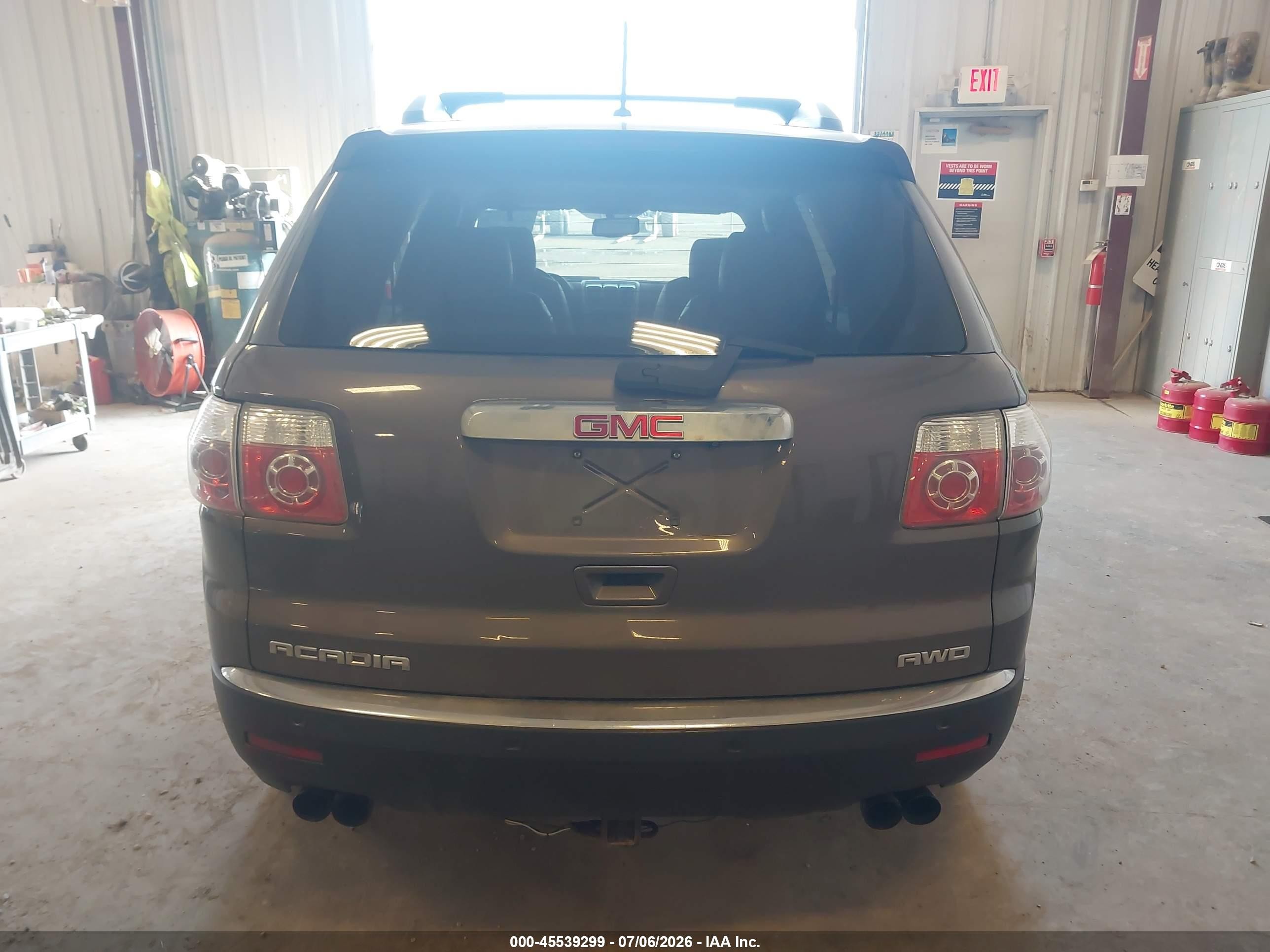 2011 Gmc Acadia Slt-1 Brown vin: 1GKKVRED7BJ199818