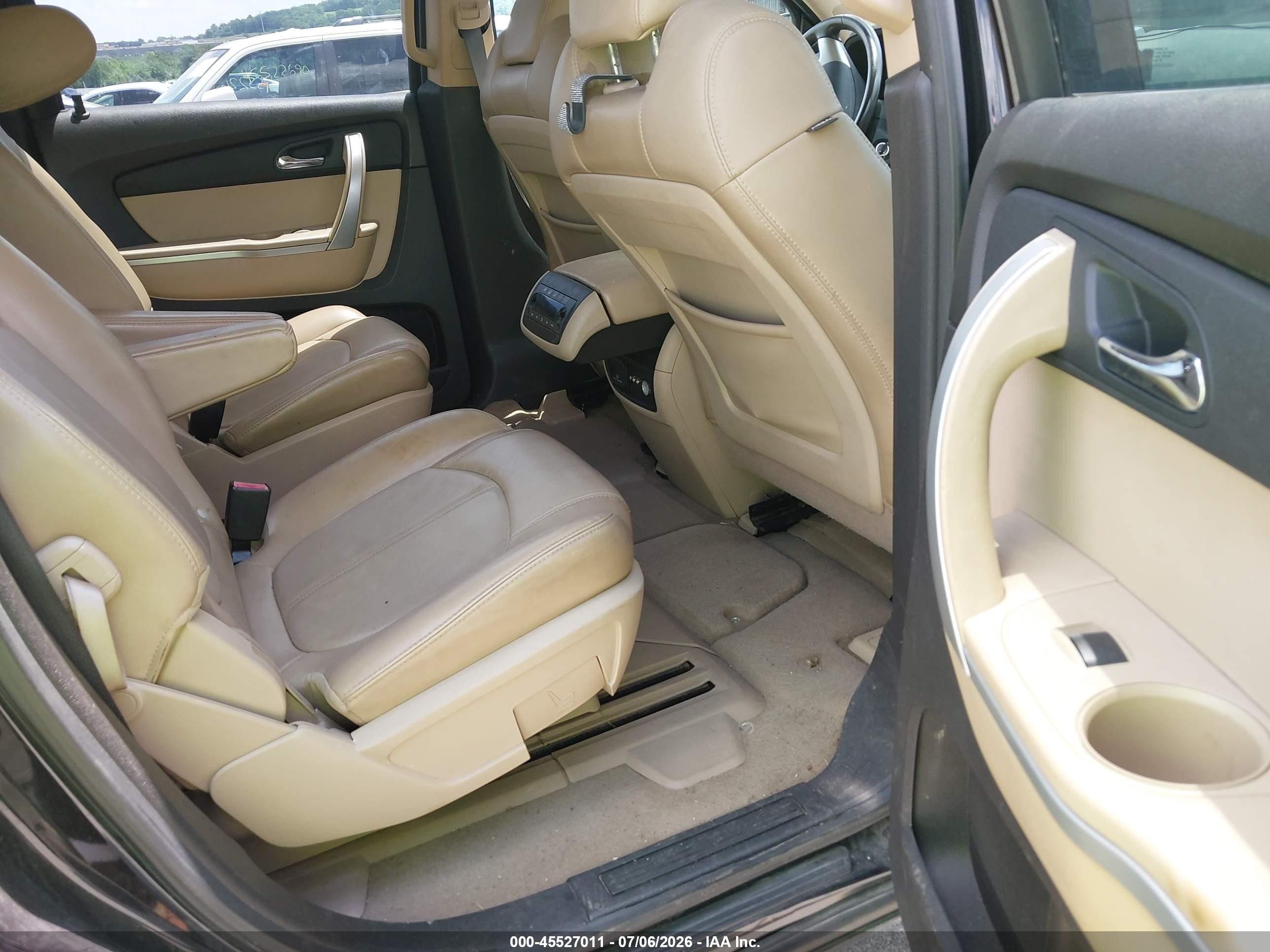 2012 Gmc Acadia Slt-1 Черный vin: 1GKKVRED7CJ111688