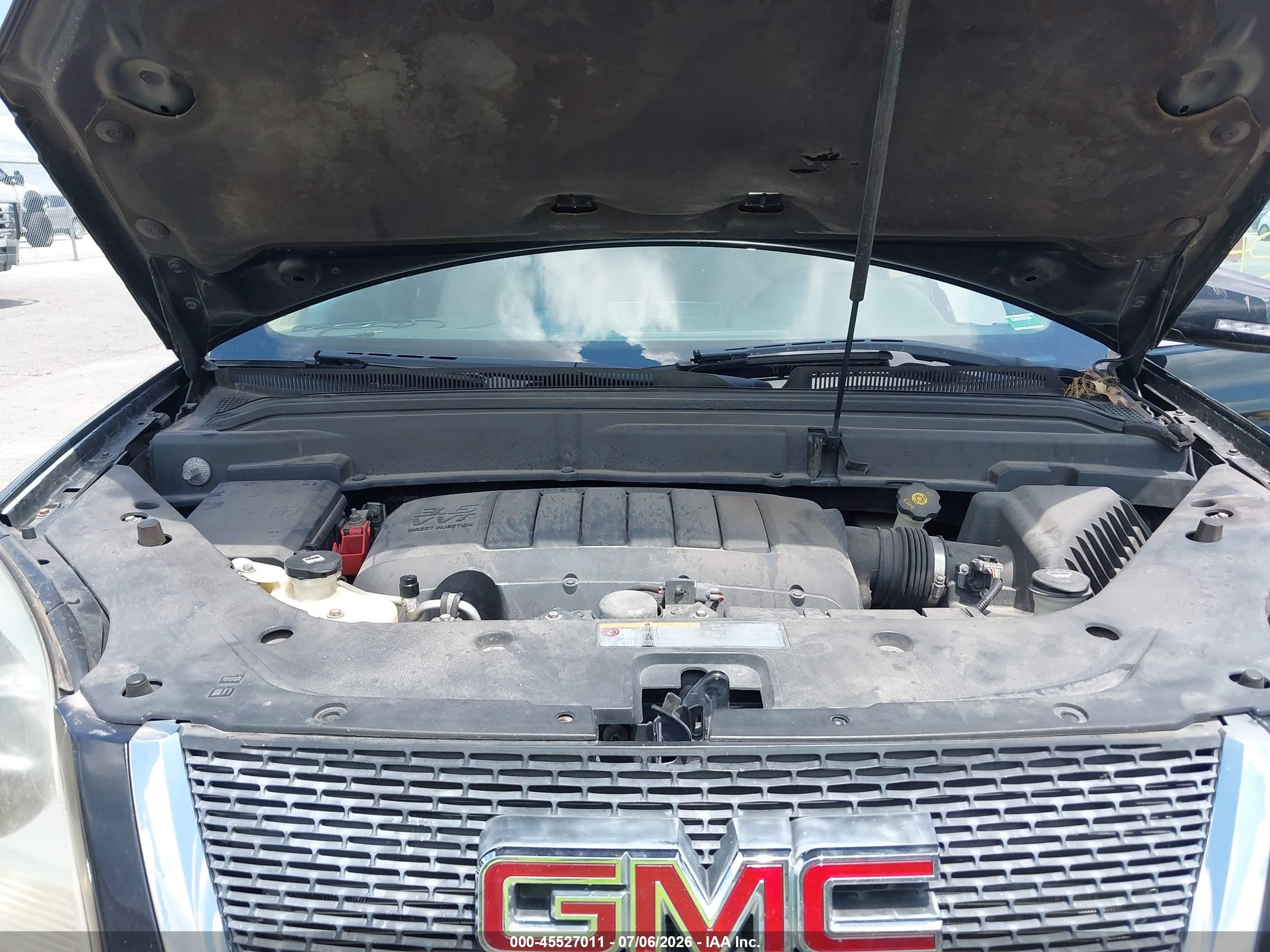 2012 Gmc Acadia Slt-1 Черный vin: 1GKKVRED7CJ111688