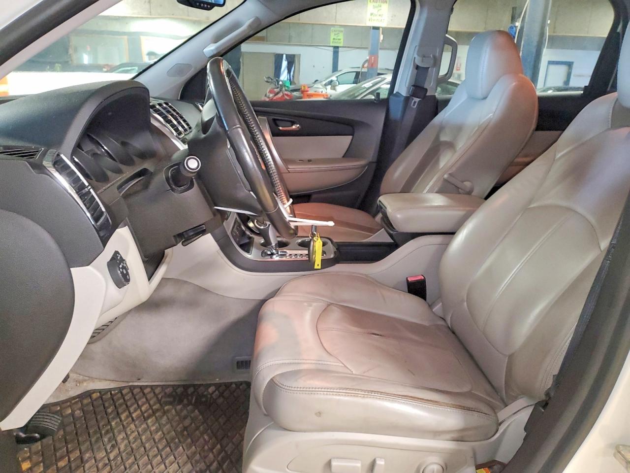 2012 Gmc Acadia Slt-1 White vin: 1GKKVRED7CJ319957