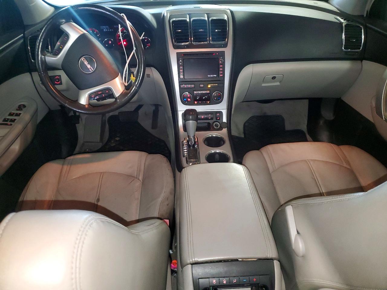 2012 Gmc Acadia Slt-1 White vin: 1GKKVRED7CJ319957