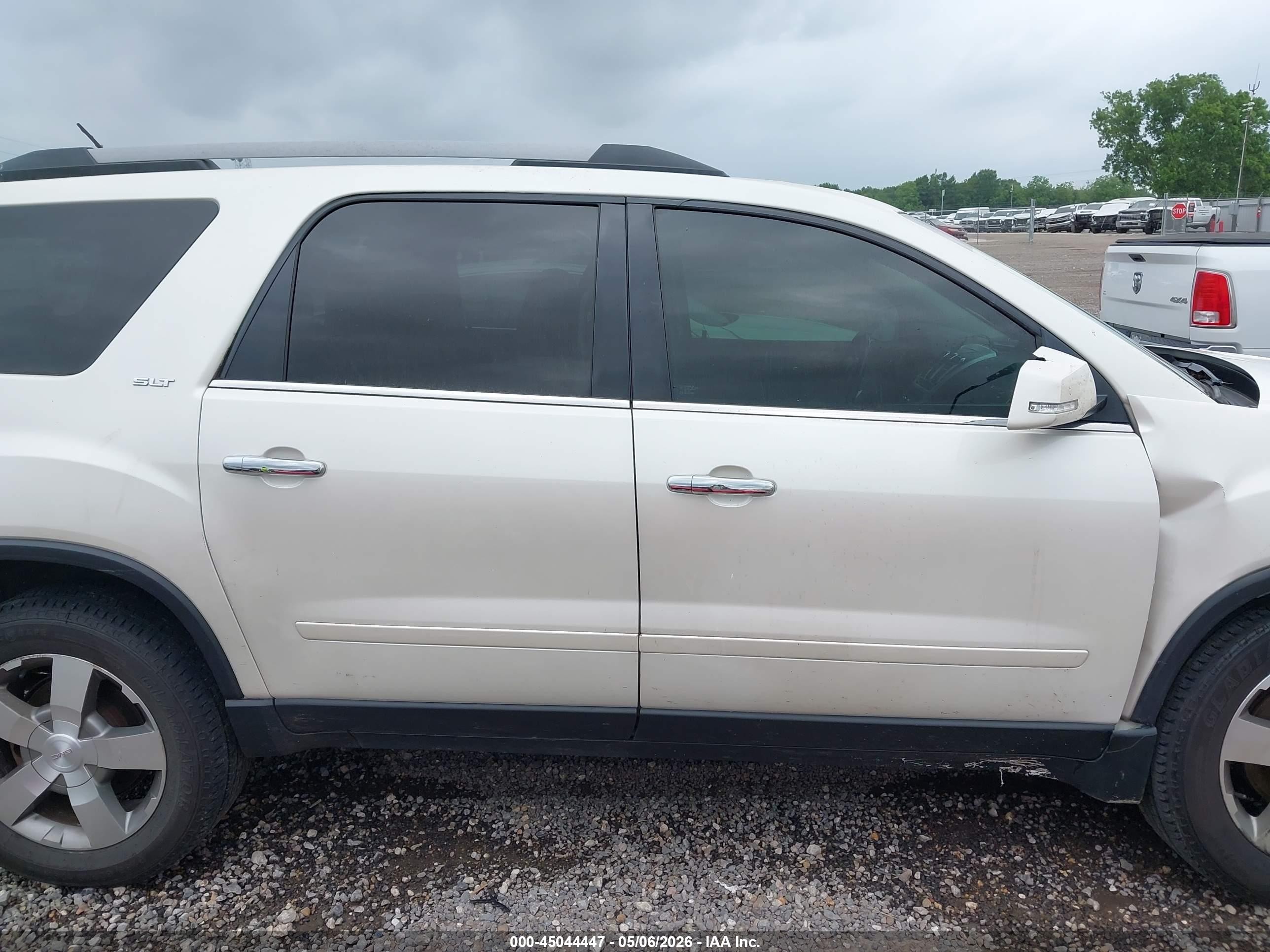 2012 Gmc Acadia Slt-1 Белый vin: 1GKKVRED7CJ338301