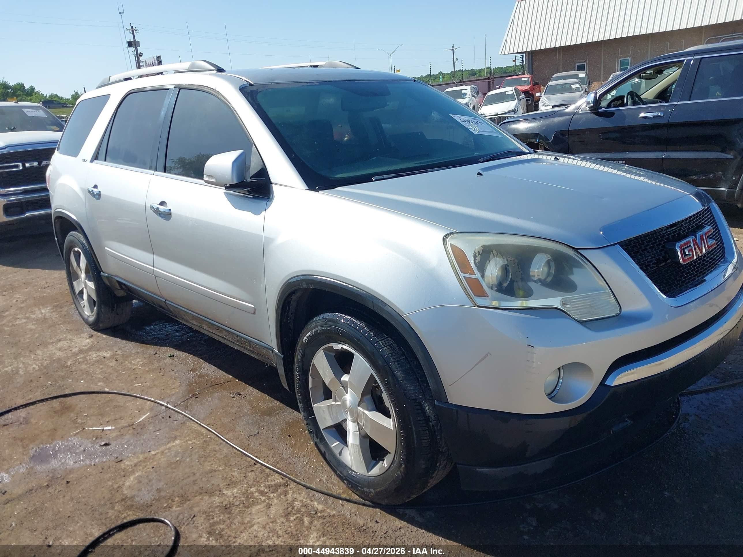 2011 Gmc Acadia Slt-1 Silver vin: 1GKKVRED8BJ132290