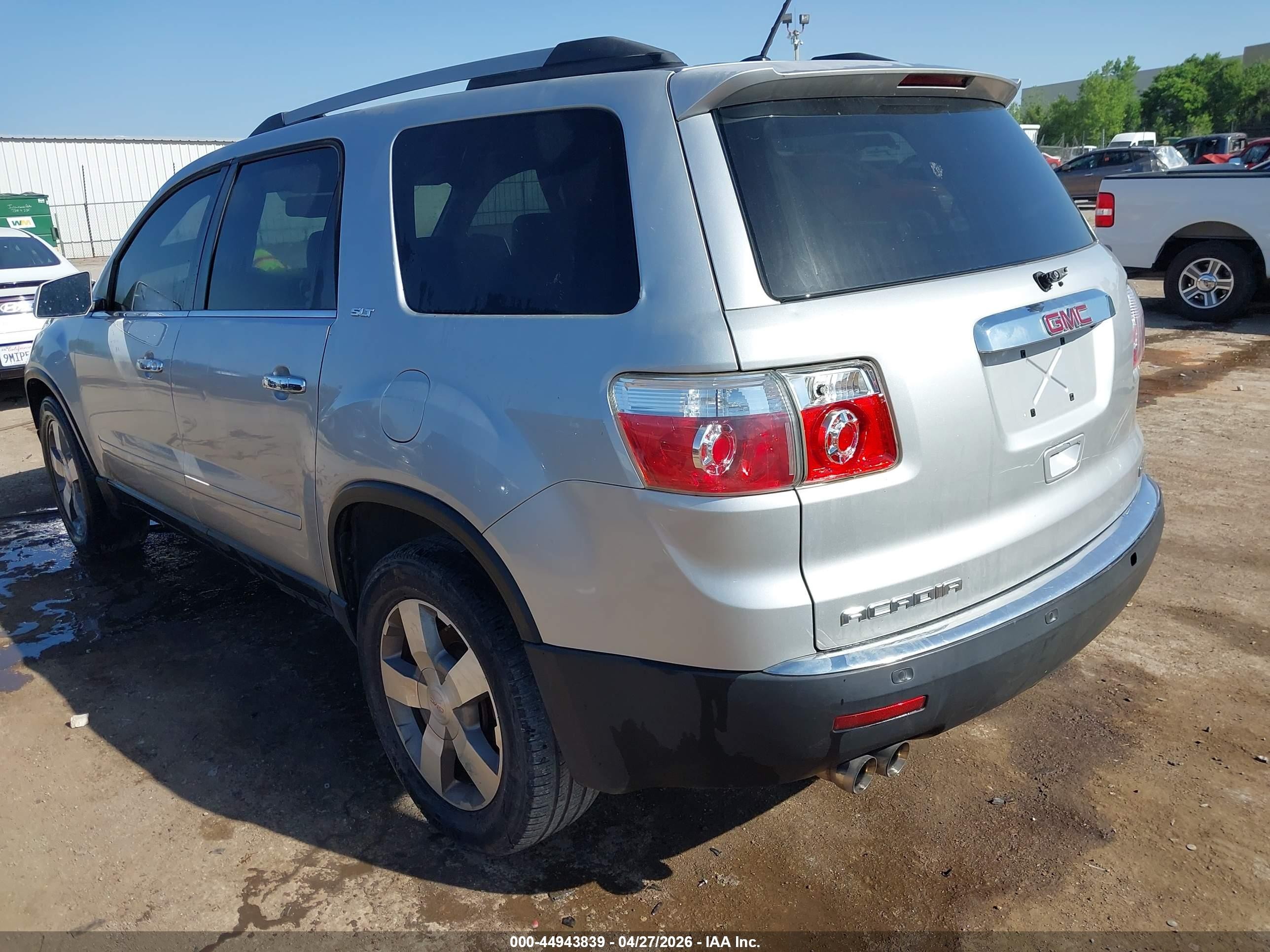2011 Gmc Acadia Slt-1 Silver vin: 1GKKVRED8BJ132290