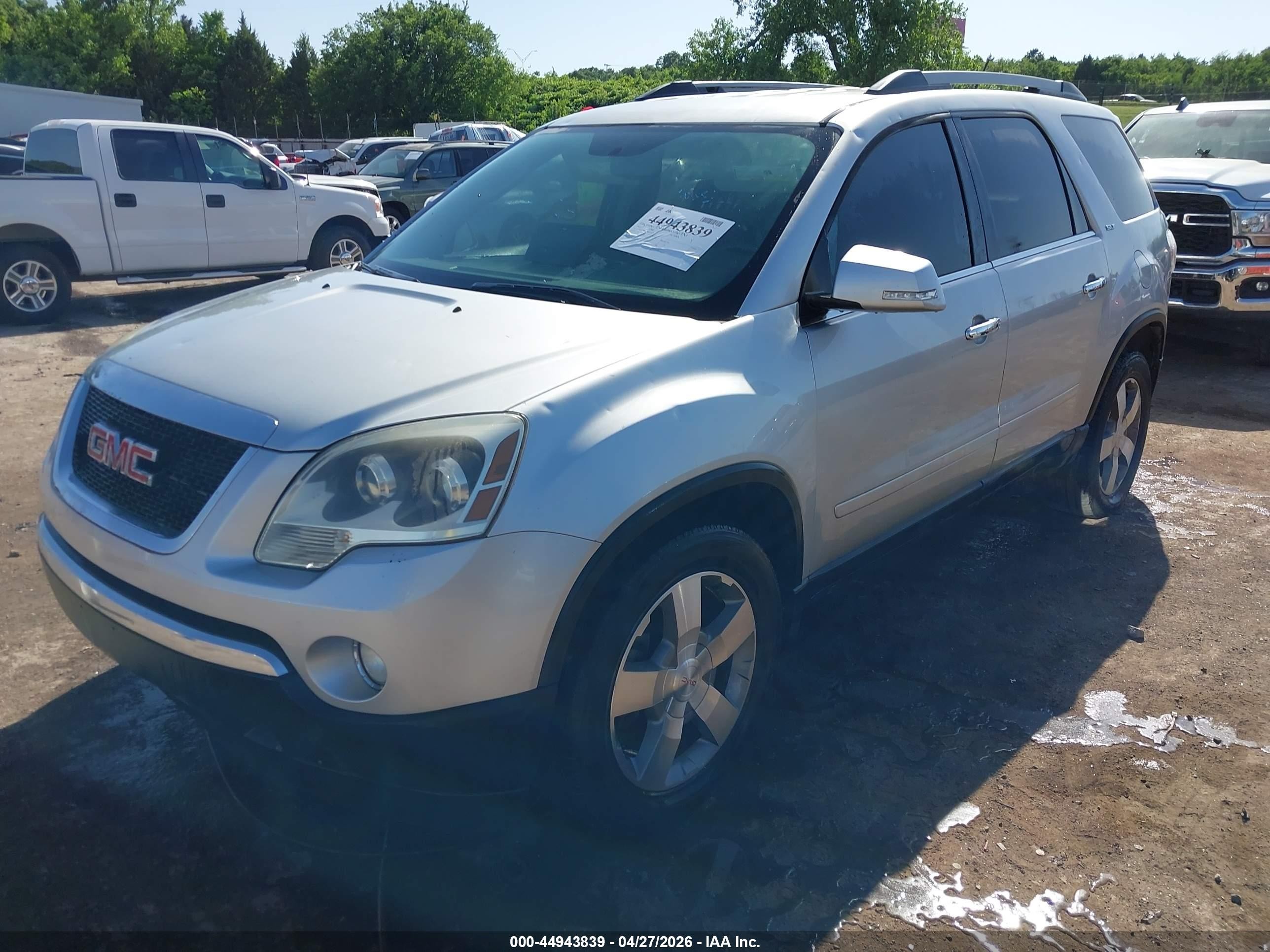 2011 Gmc Acadia Slt-1 Silver vin: 1GKKVRED8BJ132290